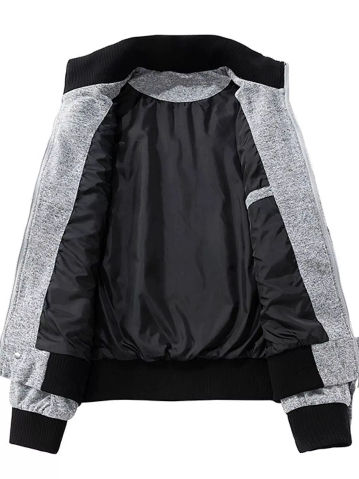 Men's Plus Size Thick Jacket and Pants Tracksuit Set by Trendsi