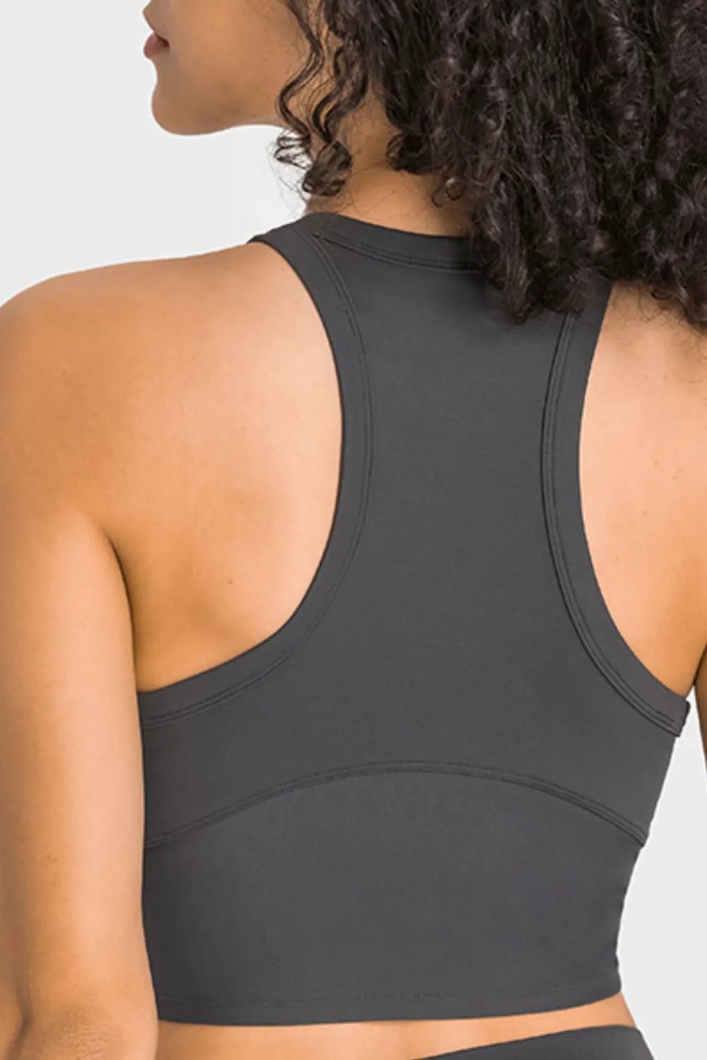 Millennia Racerback Cropped Sports Tank by Millennia
