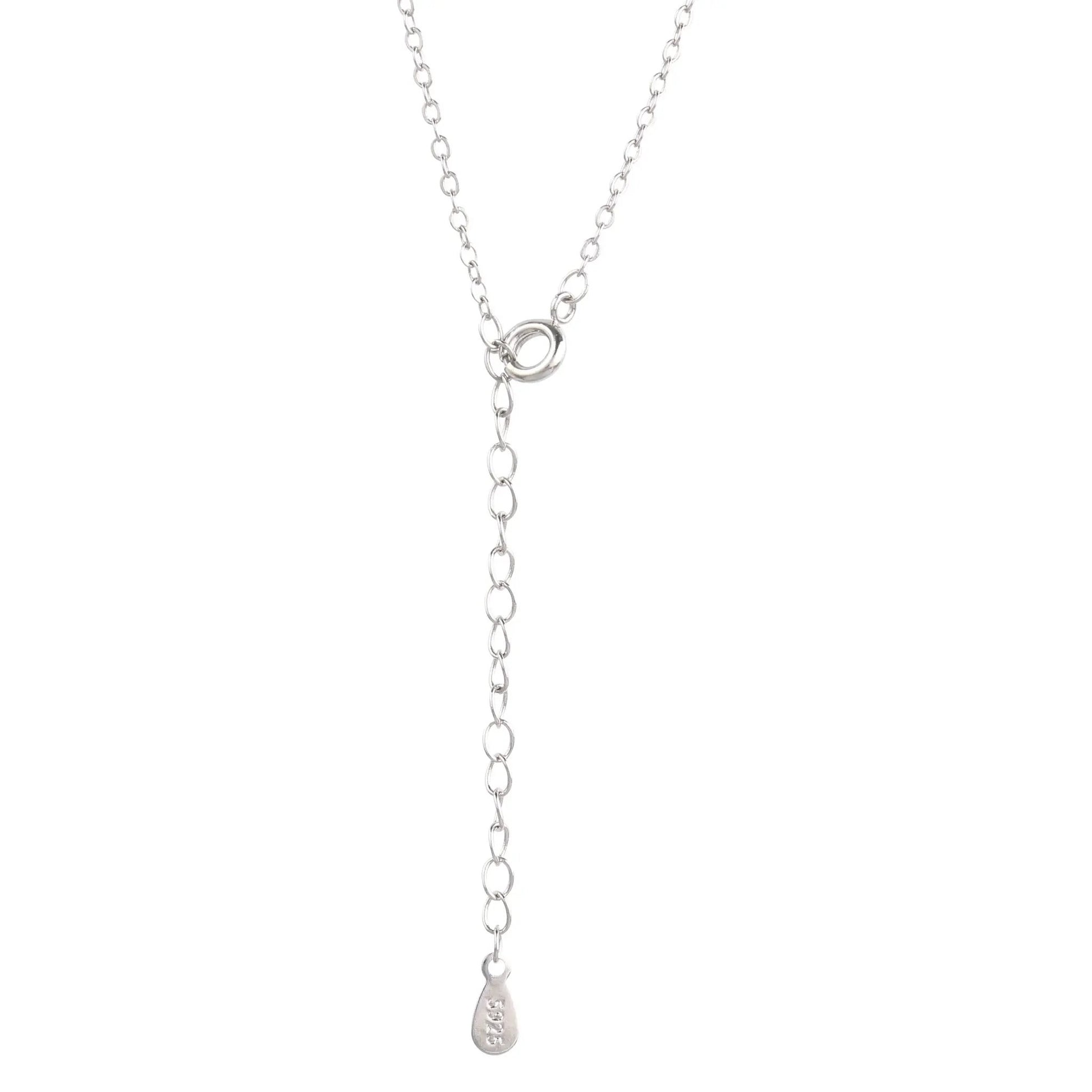 Round Pendant Pave Necklace by Nichestar