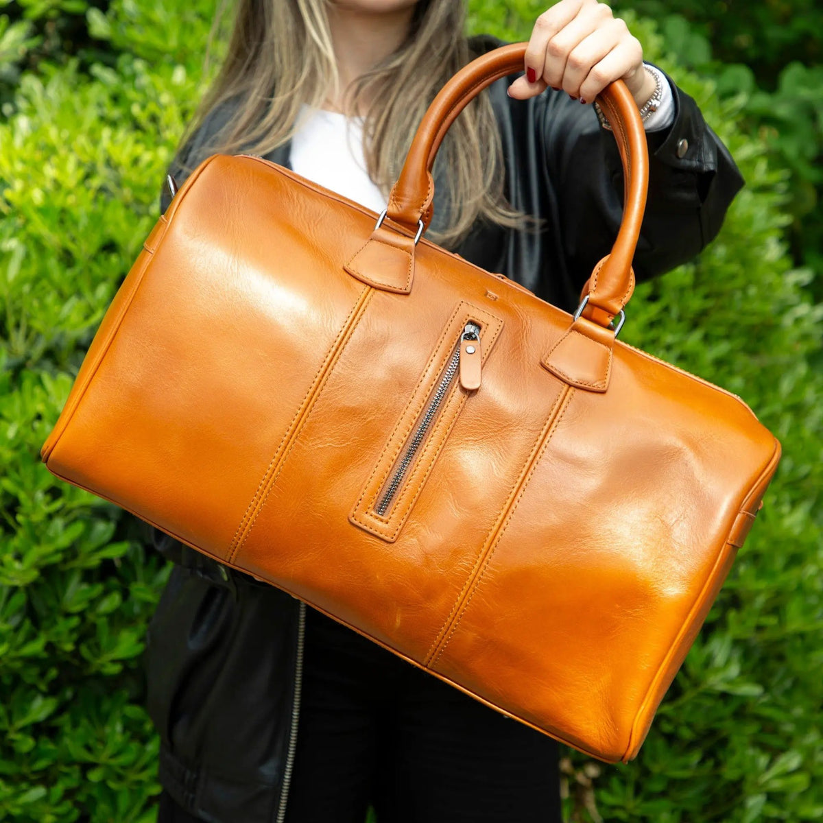 Atmore Leather Duffle Bag by TORONATA
