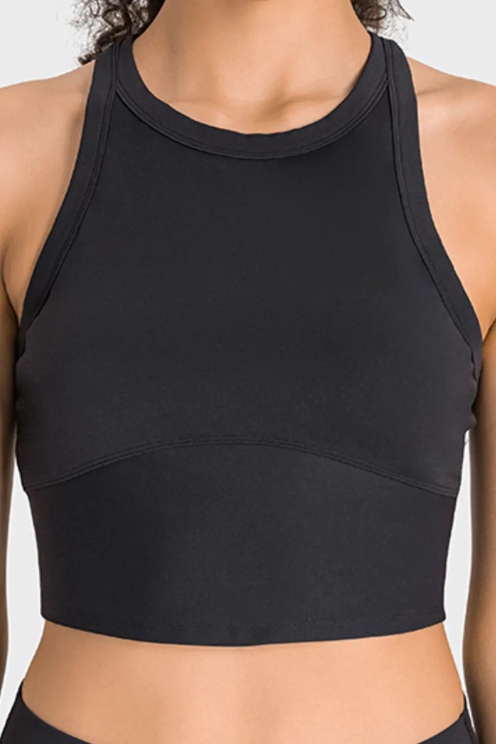 Millennia Racerback Cropped Sports Tank by Millennia