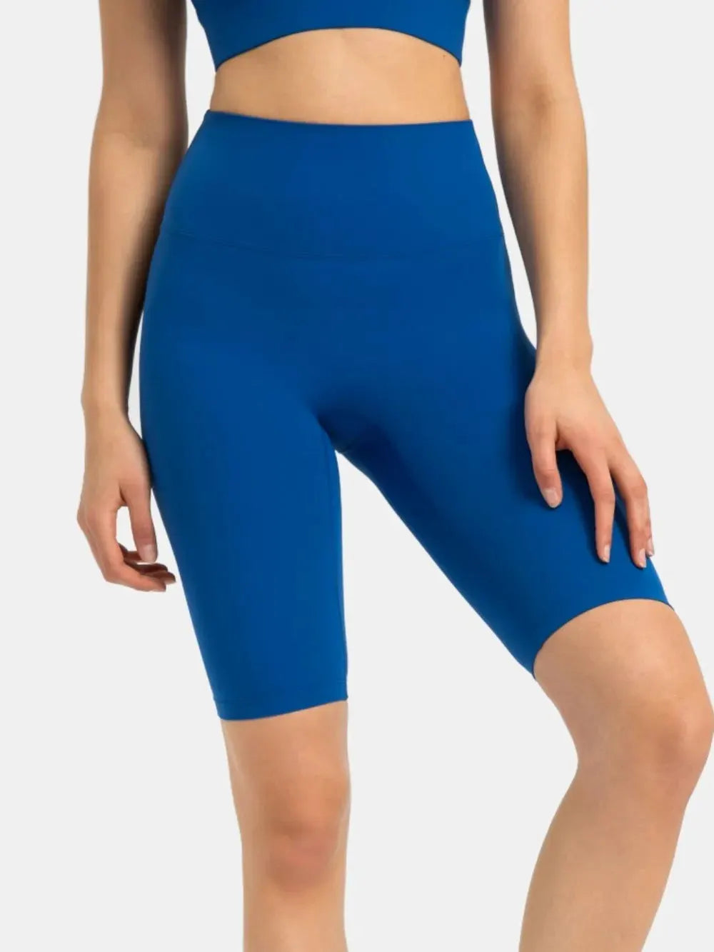 Millennia High Rise Wide Waistband Active Shorts by Millennia