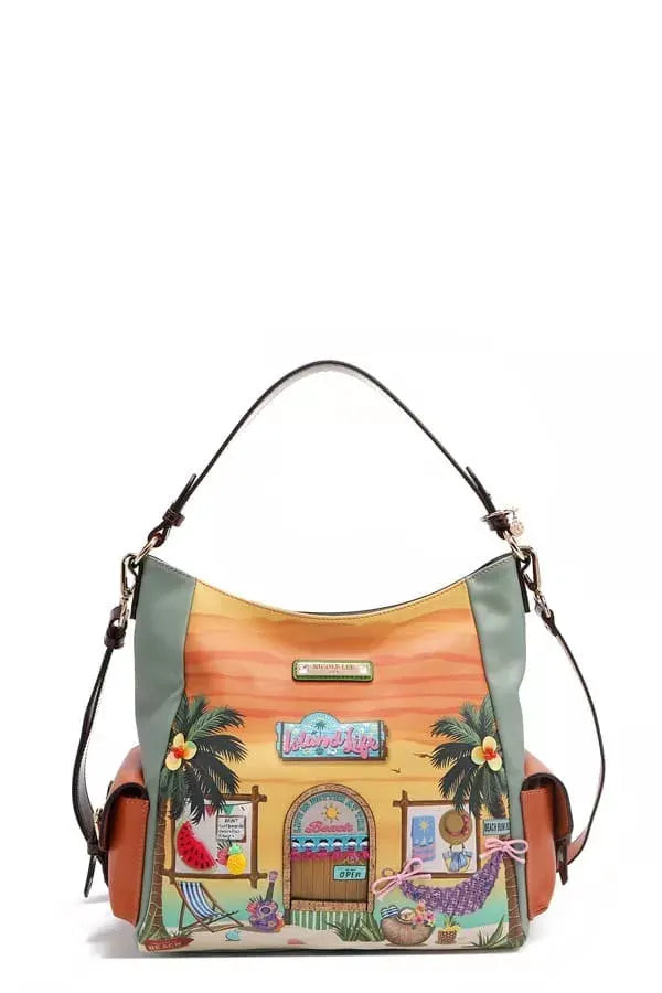 Nicole Lee USA Sun and Sand Hobo Handbag by Nicole Lee USA