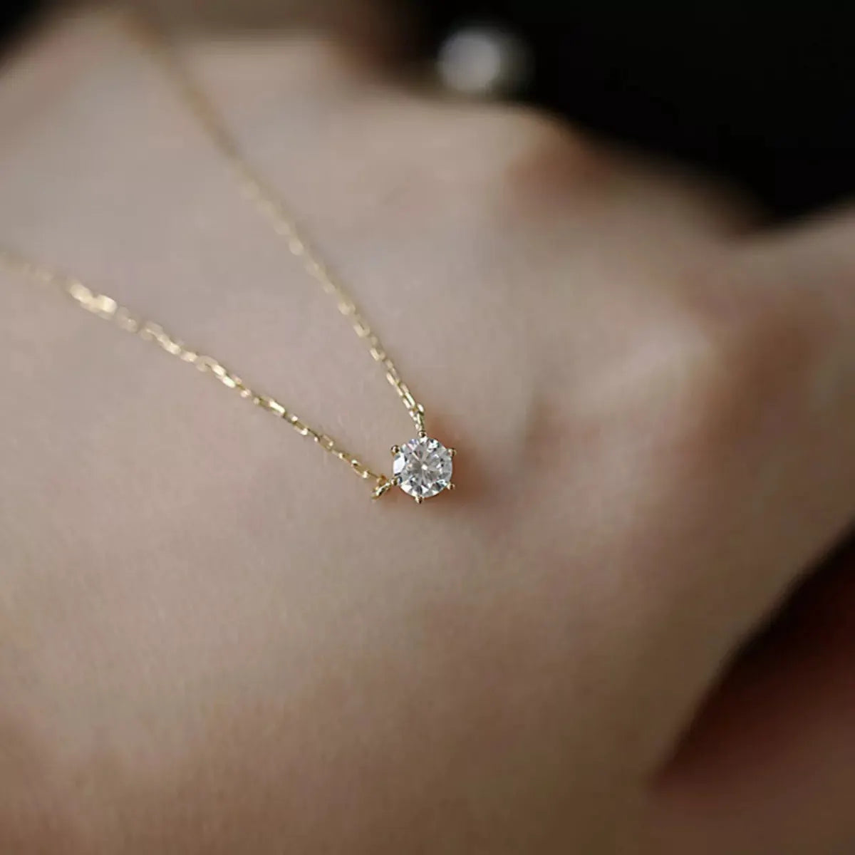 925 Sterling Silver Zircon Necklace by Partner Labels