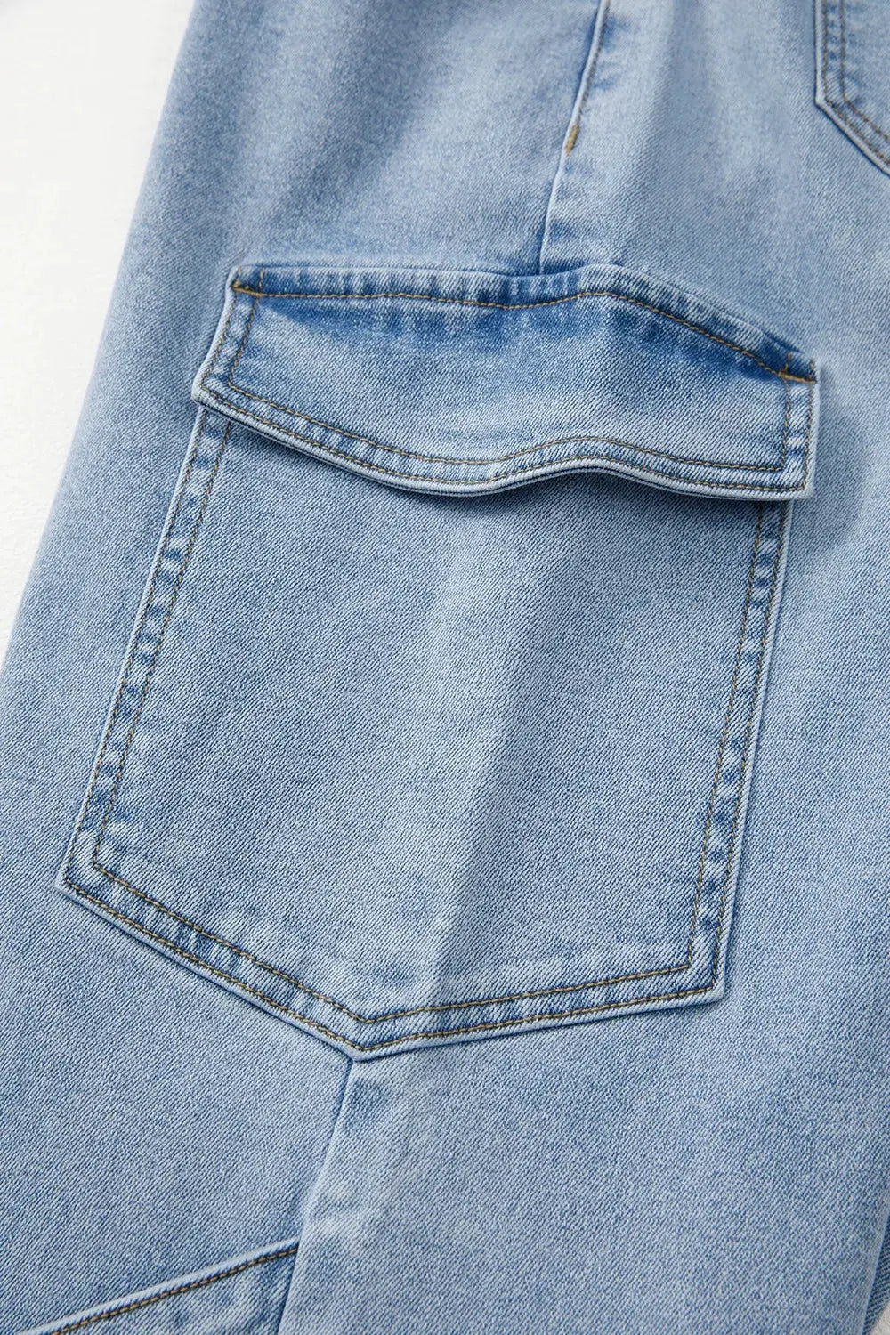 Bowknot Decor Cargo Jeans by Partner Label