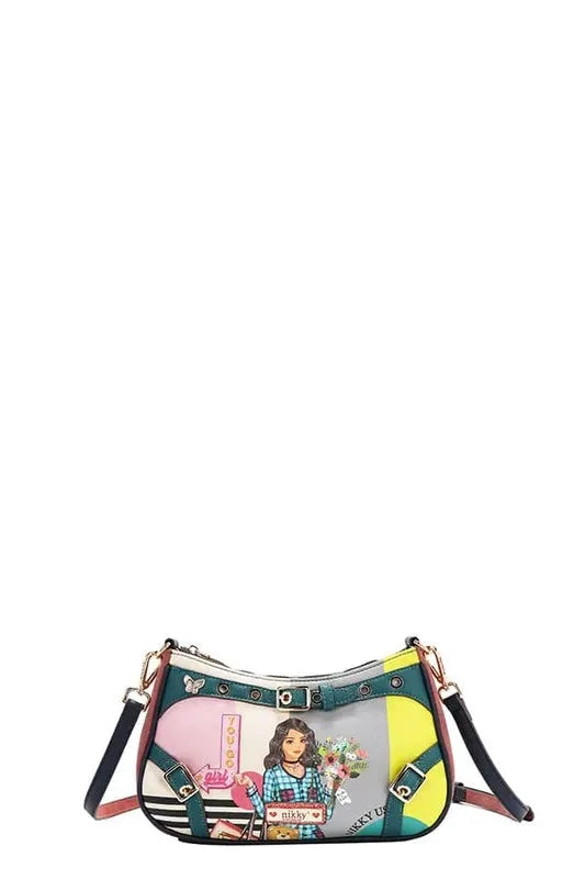 Nicole Lee USA Crescent Shaped Crossbody Bag by Nicole Lee USA