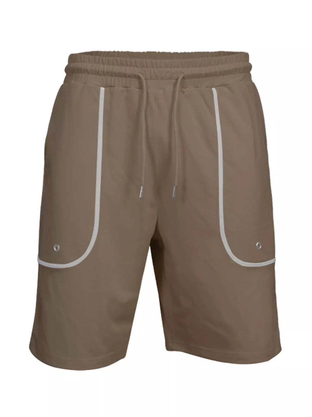 Men's Full Size Casual Short Sleeve T-Shirt and Shorts Set Plus Size by Trendsi