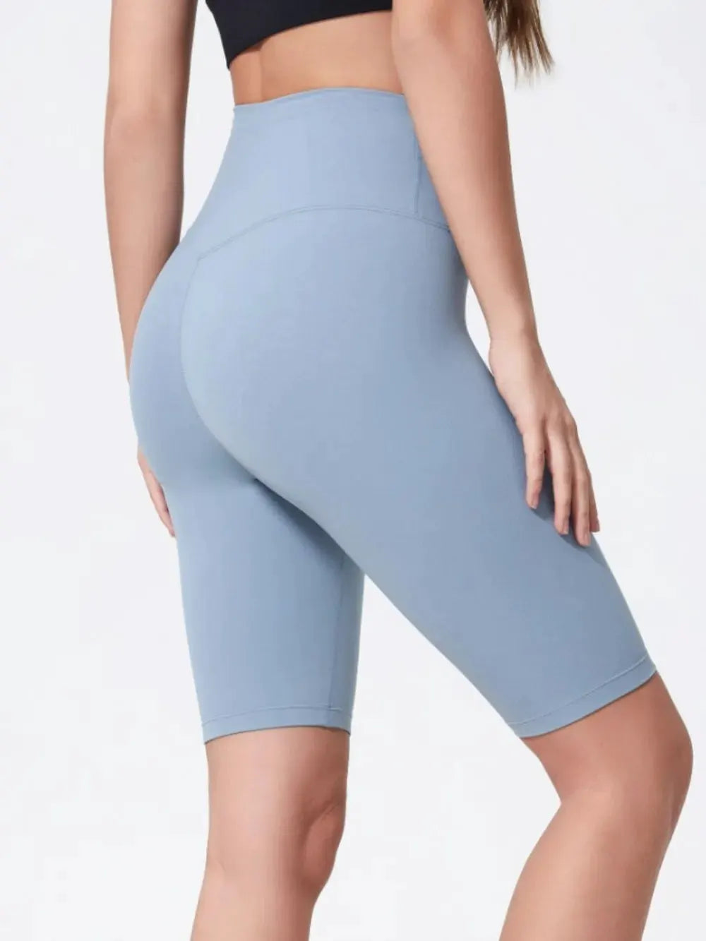 Millennia High Rise Wide Waistband Active Shorts by Millennia