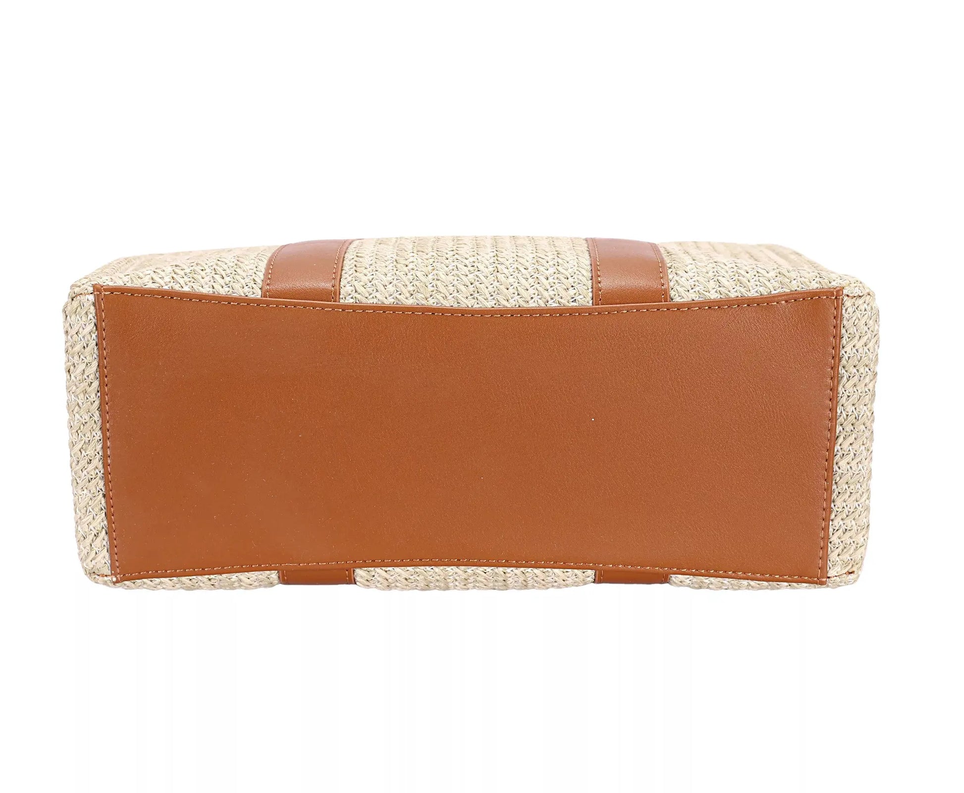 David Jones Square Woven Tote Handbag by David Jones