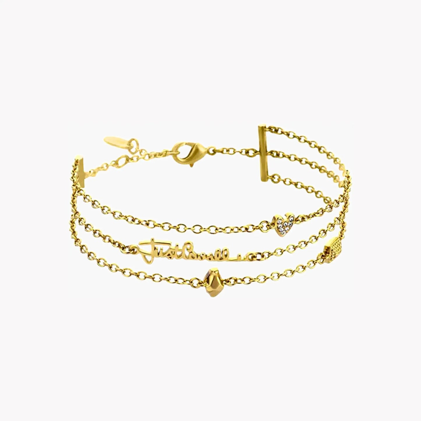 Just Cavalli Women's Gold Brass Bracelet, Bold Style | Jcbr00620200 by JUST CAVALLI