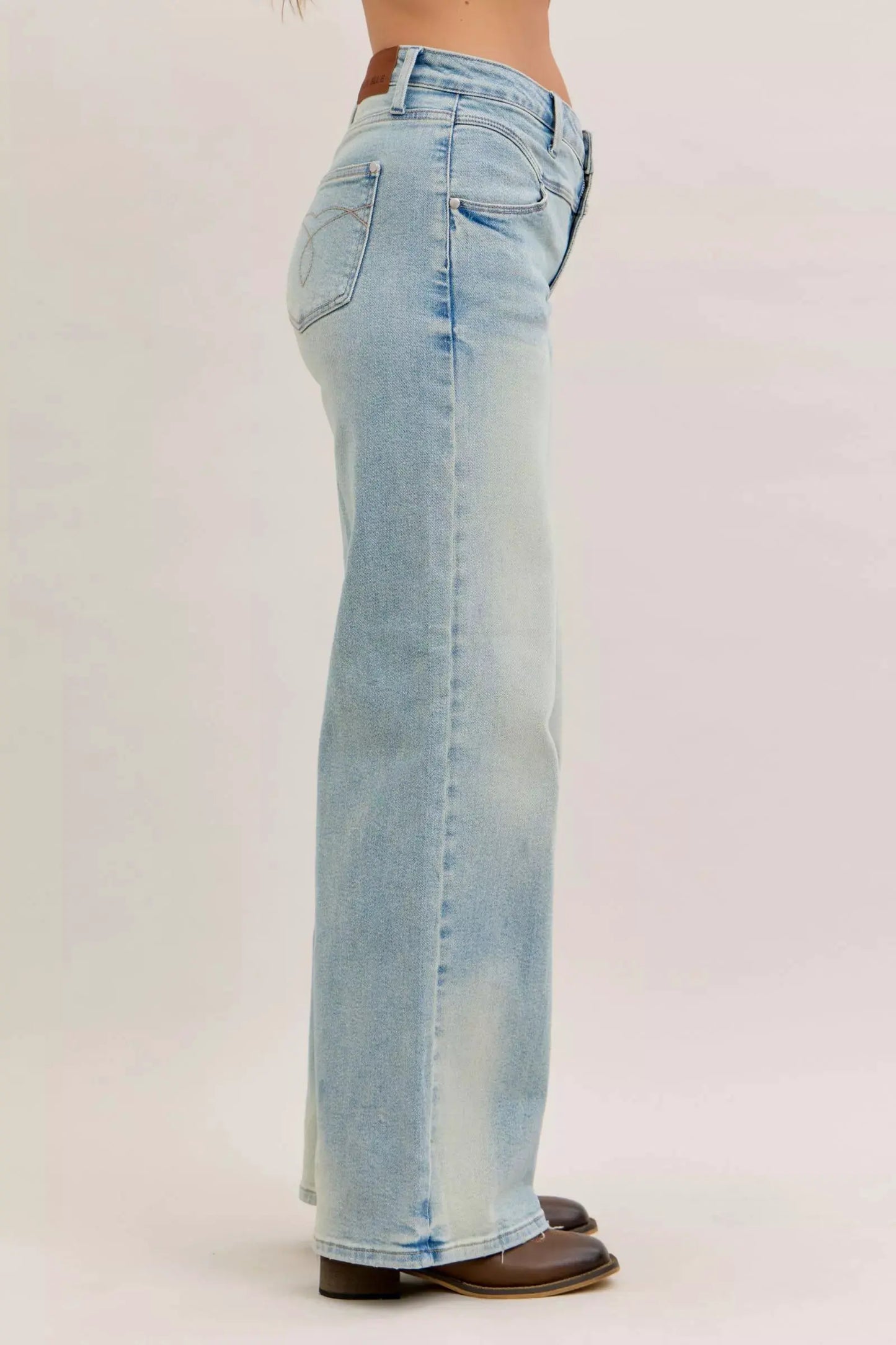 Judy Blue High Waist Column Straight Jeans by Judy Blue