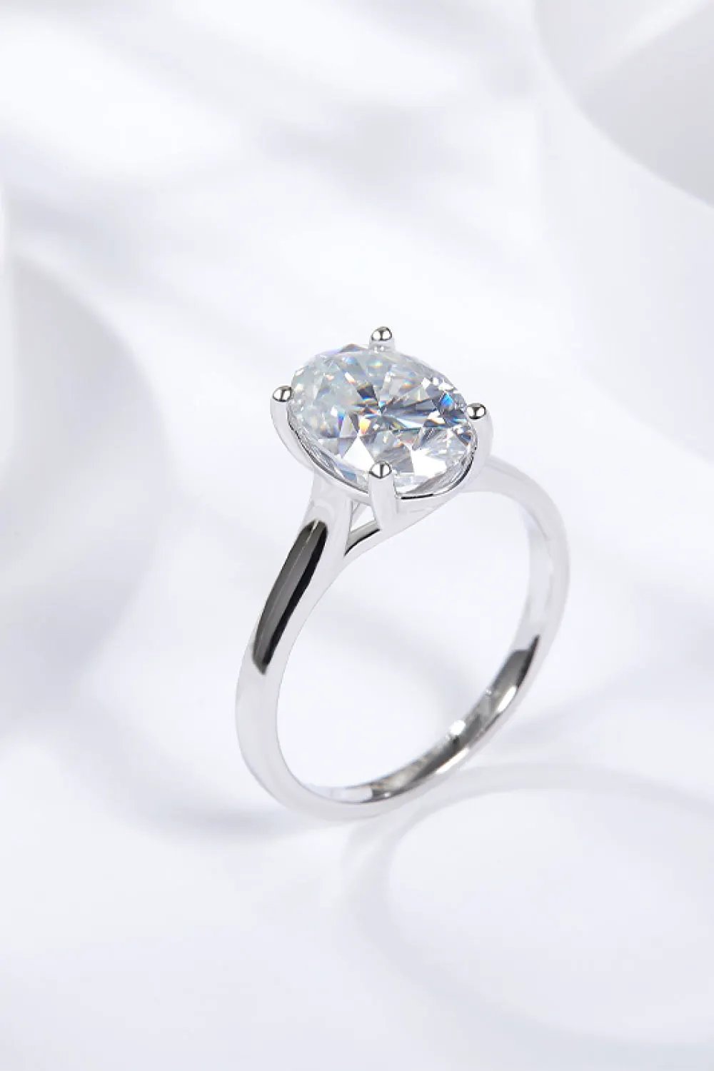2.5 Carat Moissanite Solitaire Ring by Partner Label