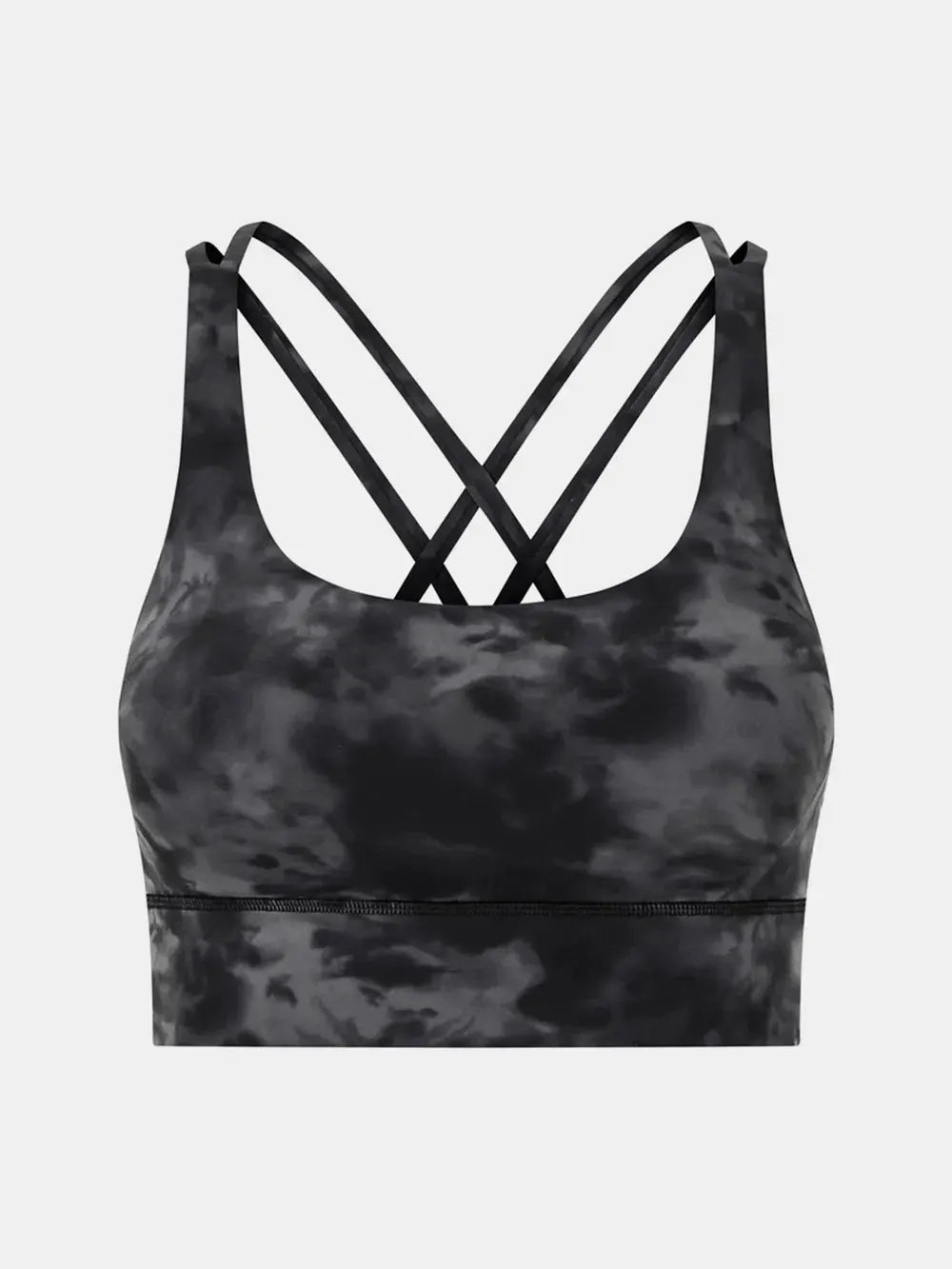 Millennia Crisscross Scoop Neck Active Tank by Millennia