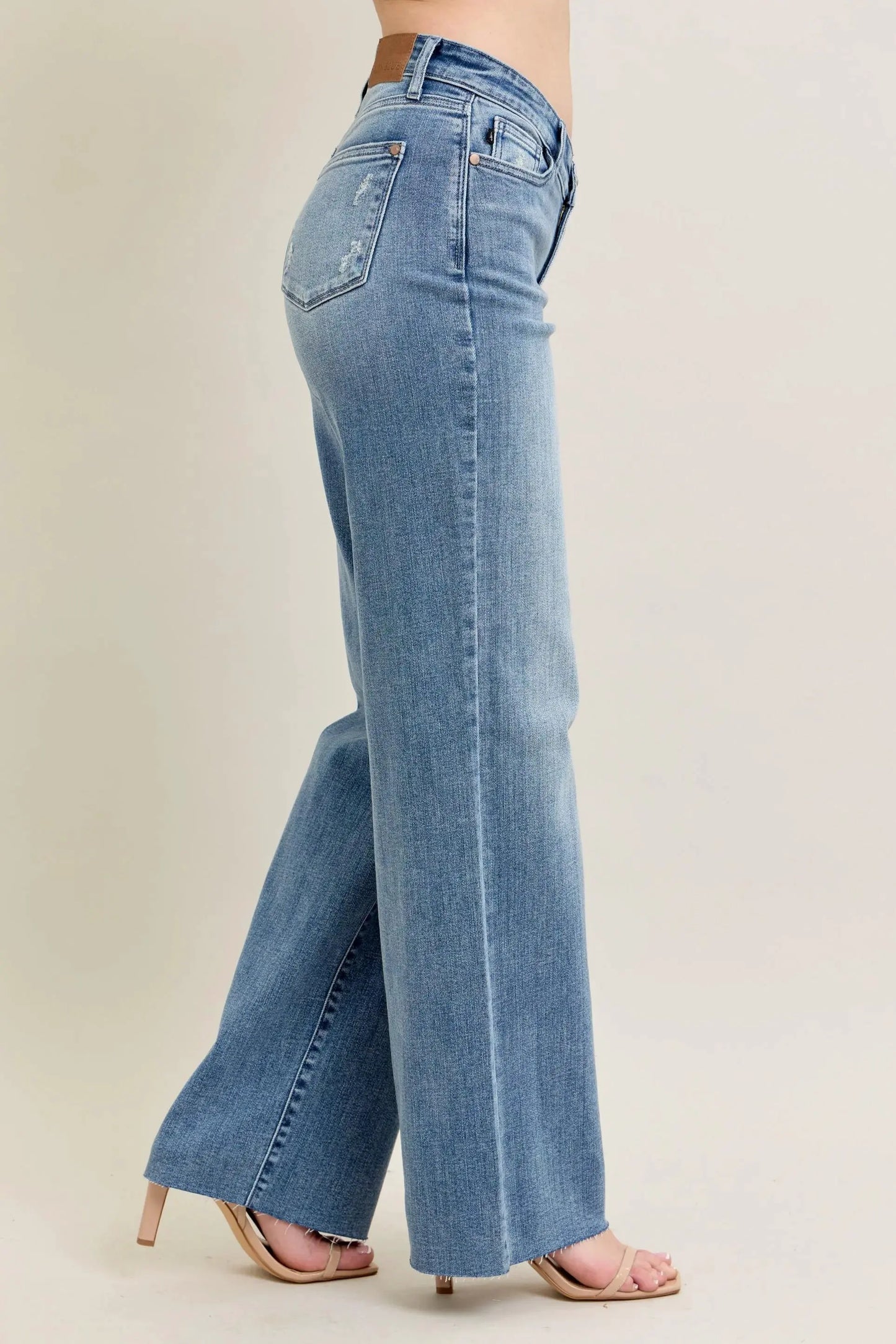Judy Blue Full Size V - Front Baggy Jeans Plus Size by Judy Blue
