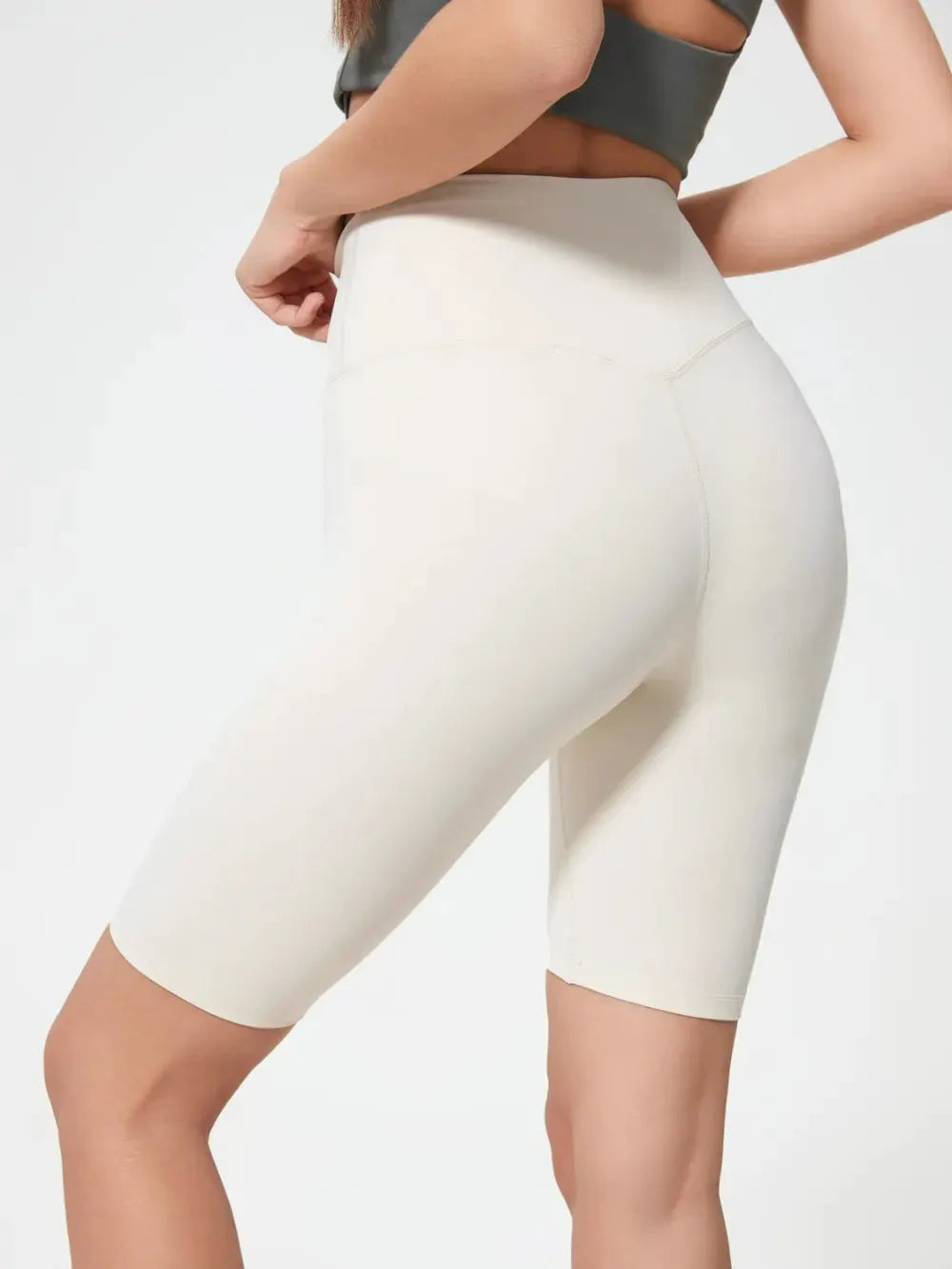 Millennia High Rise Wide Waistband Active Shorts by Millennia
