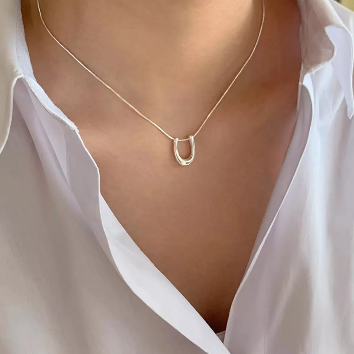 925 Sterling Silver Pendant Necklace by Partner Labels