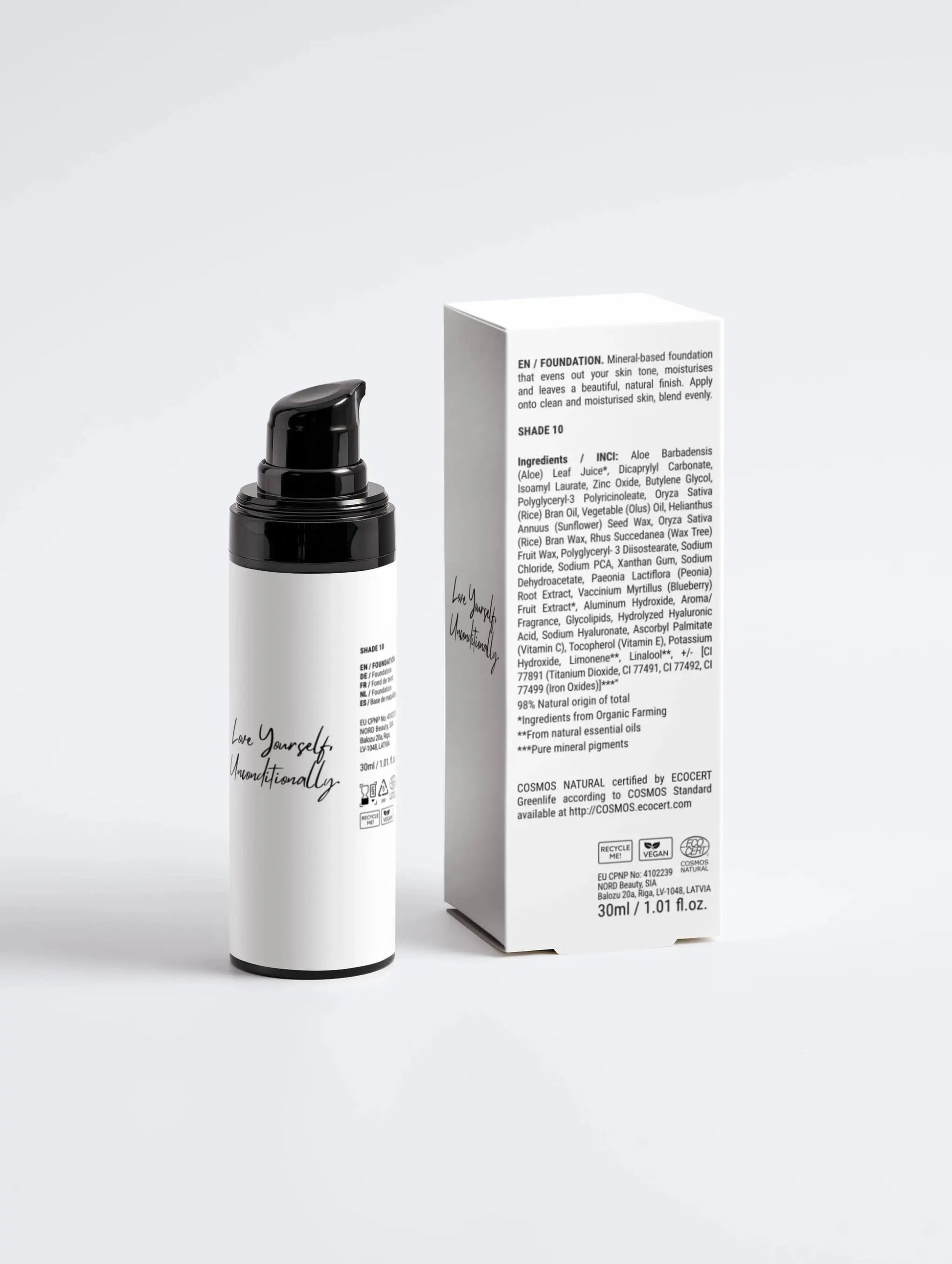Radiant Glow - Luminous Foundation N.10 by Selfnamed