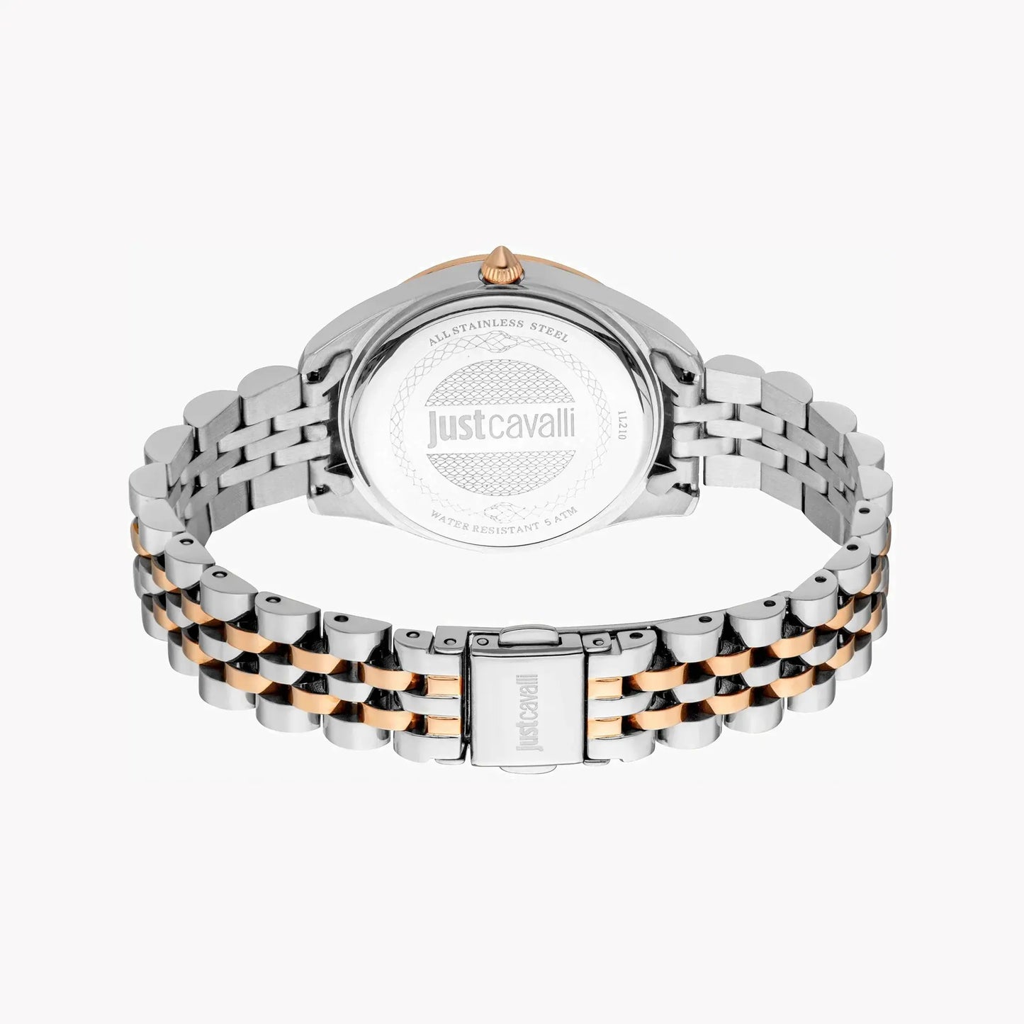 Just Cavalli Women's Two Tone Stainless Steel Watch, Silver Dial | Jc1l210m0505 by JUST CAVALLI