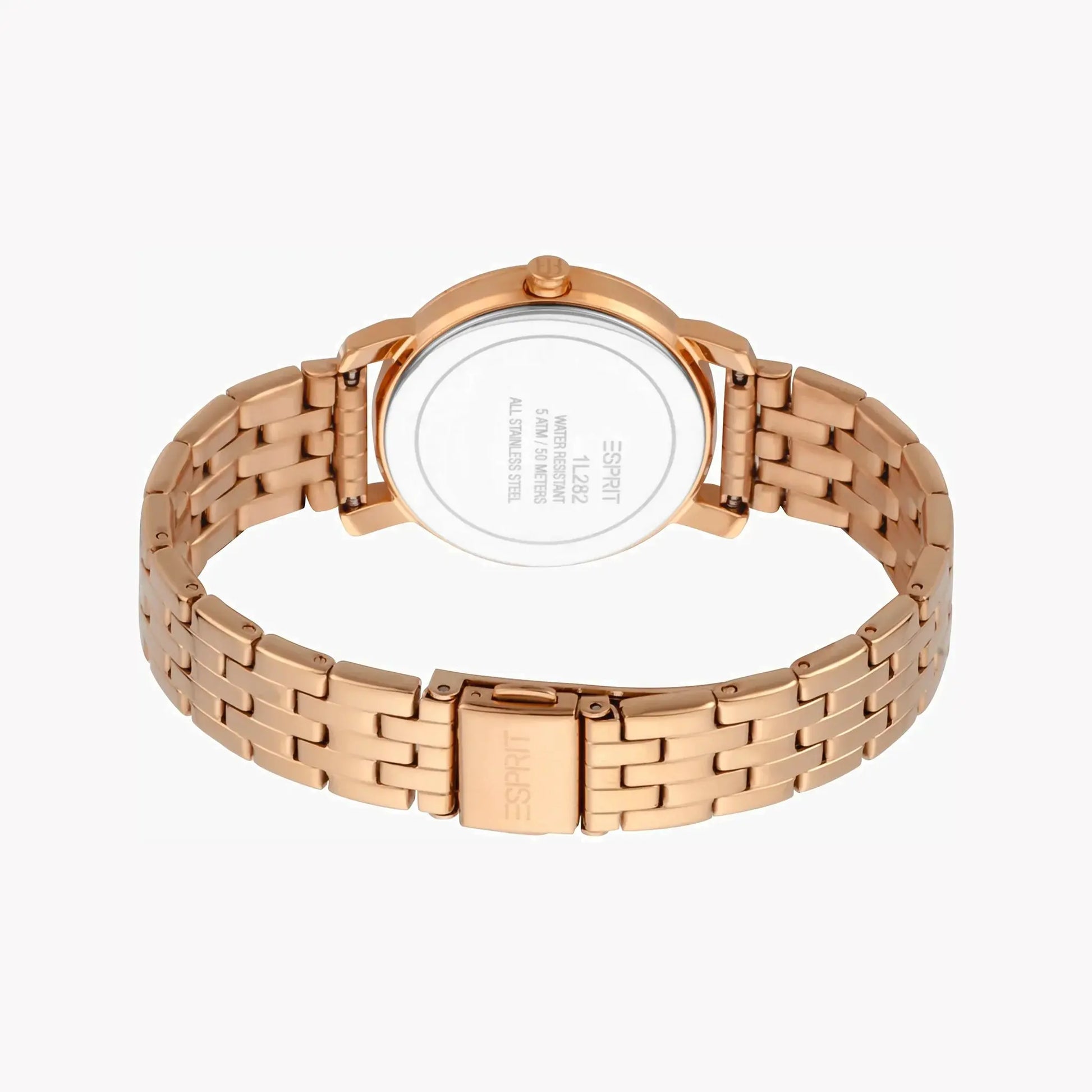 Esprit Women's Rose Gold Stainless Steel Watch, Round Case | Es1l202m0035 by ESPRIT