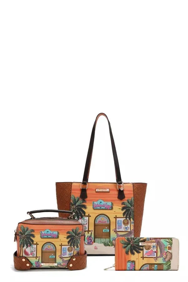 Nicole Lee USA Sun and Sand 3 Piece Bag Set by Nicole Lee USA
