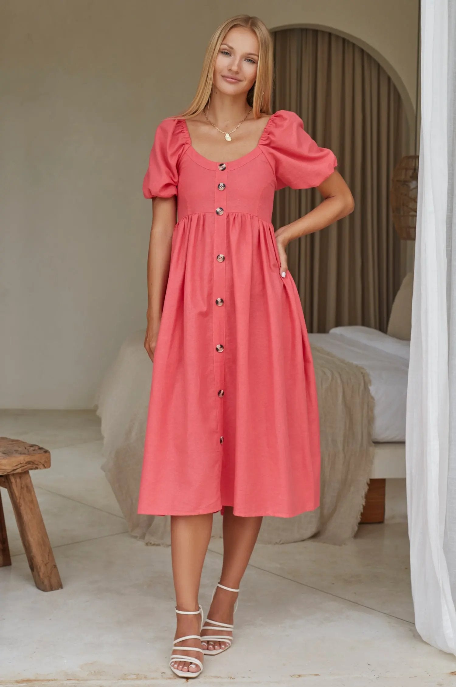 Adele Midi Dress (Sale) by ELF