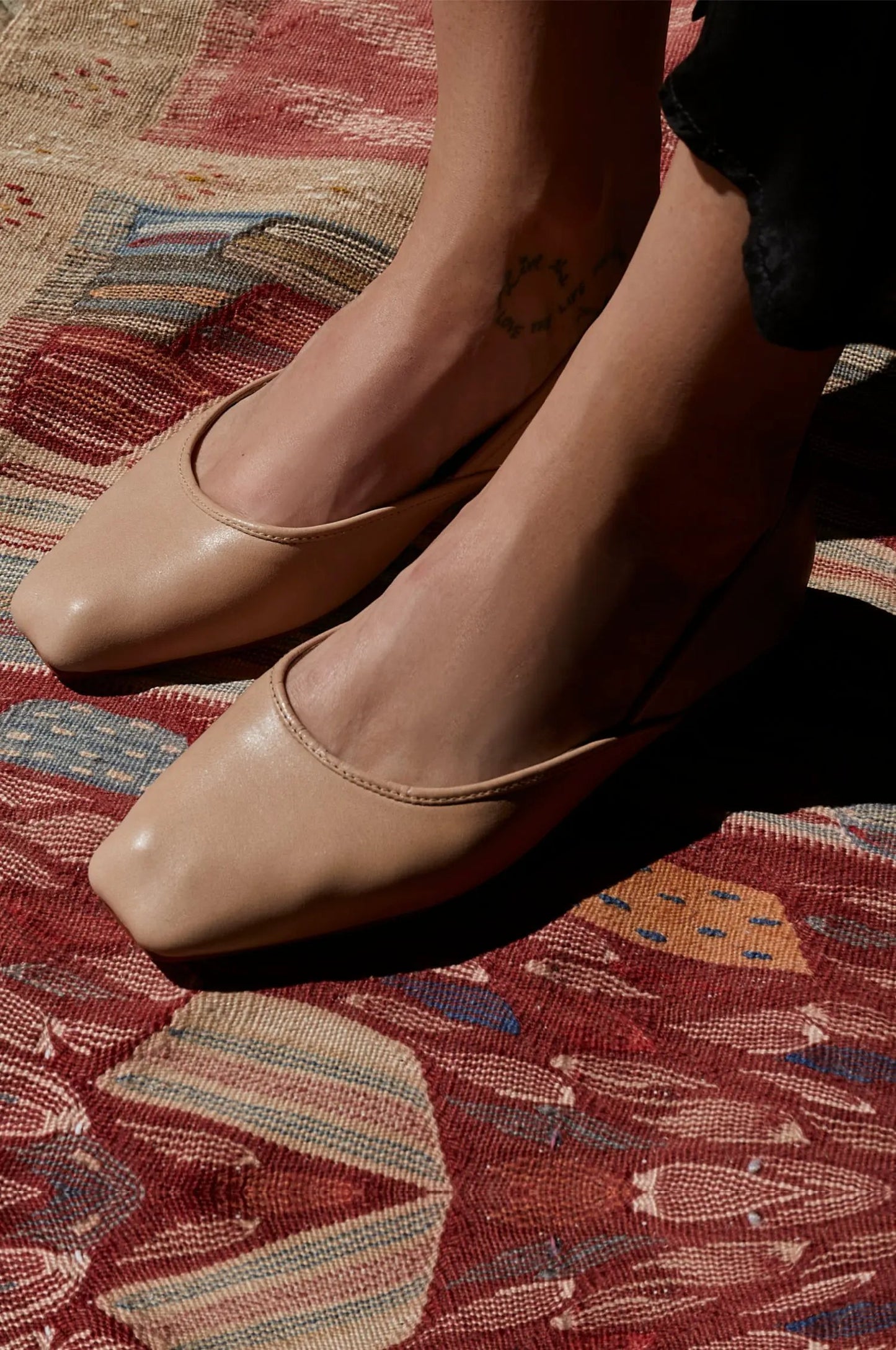 Amore Square Toe Ballet Flats (Sz. 8 & 10) by ELF