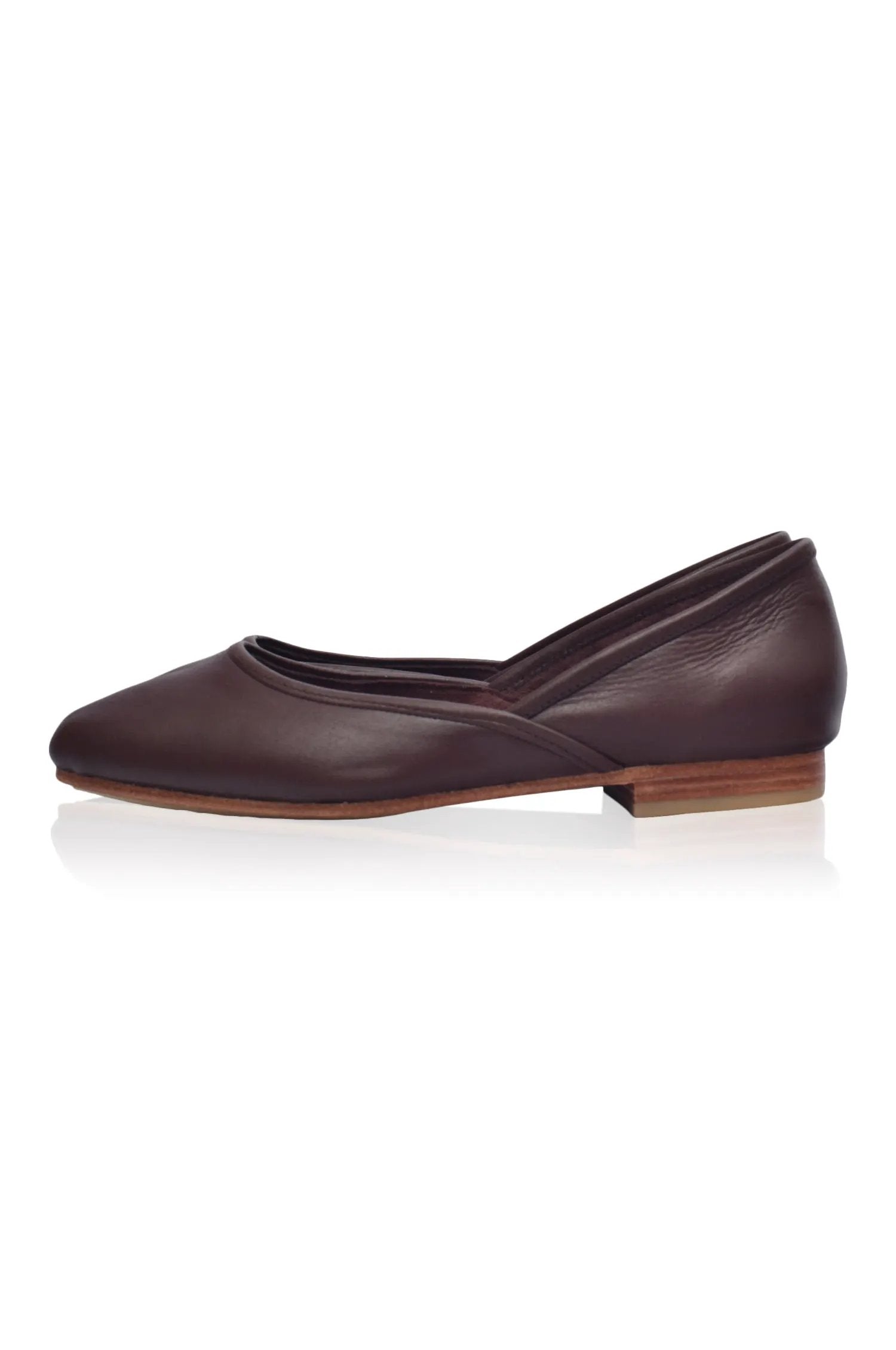 Amore Square Toe Ballet Flats by ELF