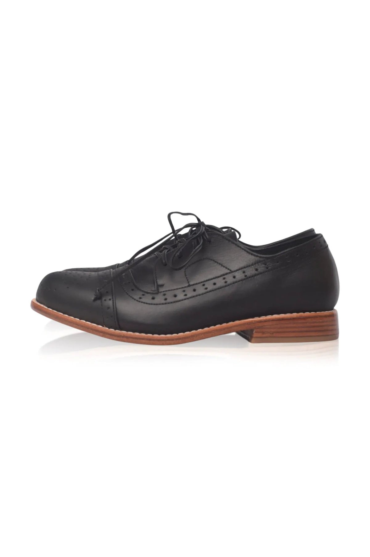 Men's Elf Aspen Brogue Leather Oxfords Featuring Exquisite Cap Toe Detailing by ELF