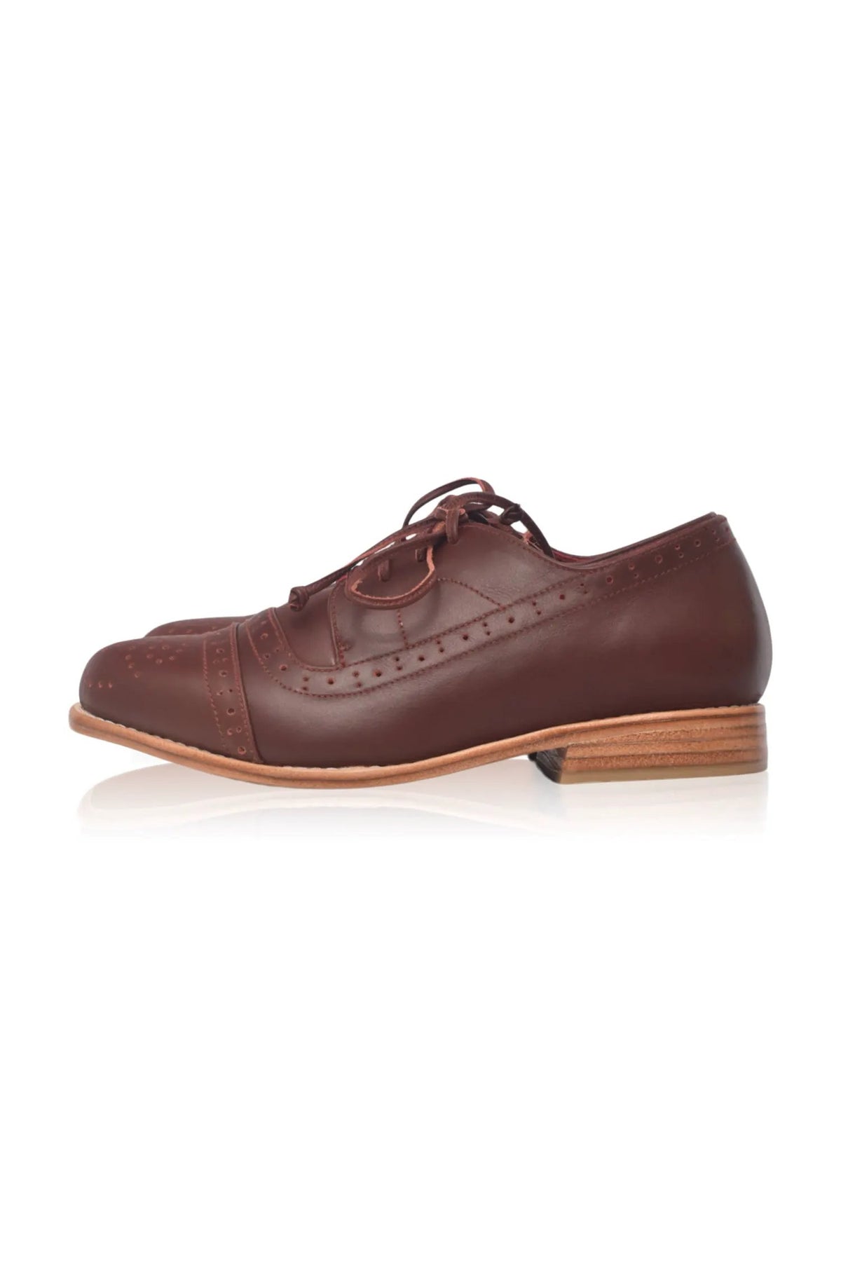 Aspen Brogue Leather Oxfords by ELF