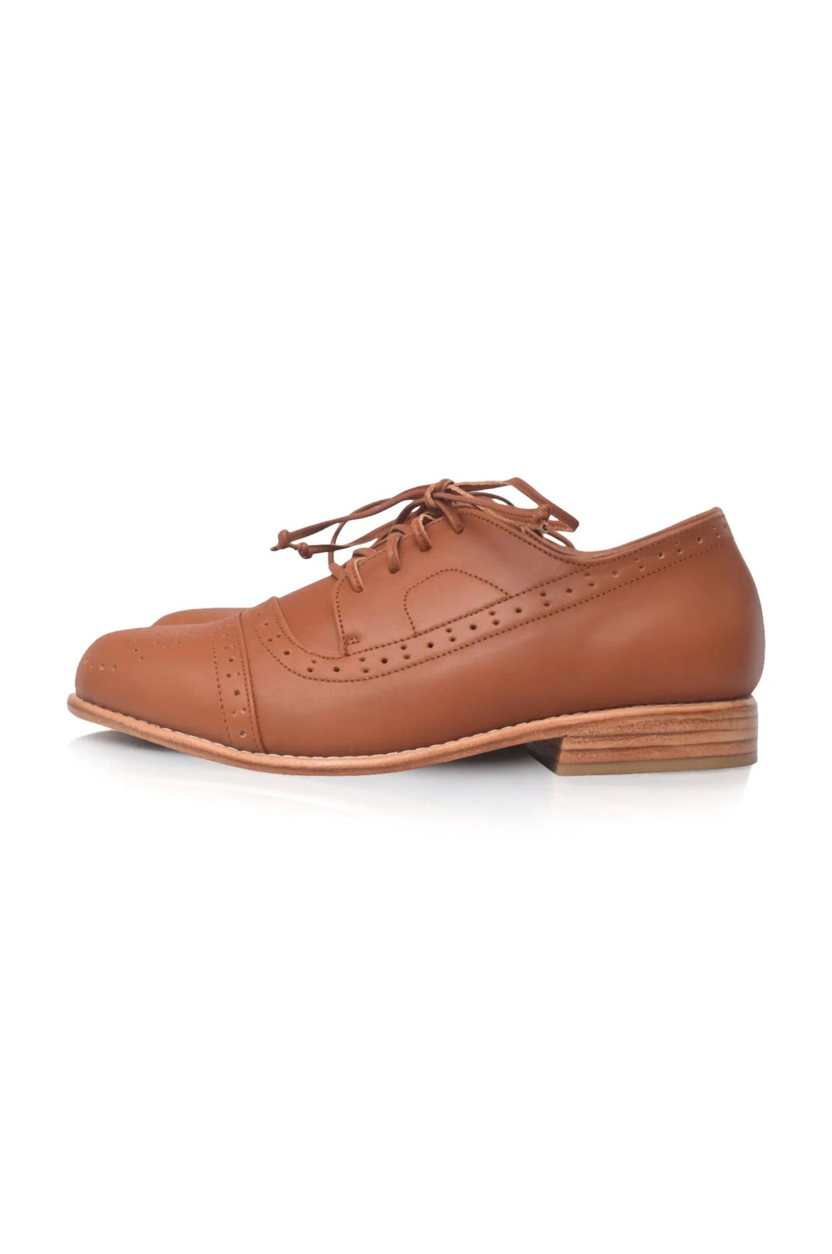 Men's Elf Aspen Brogue Leather Oxfords Featuring Exquisite Cap Toe Detailing by ELF