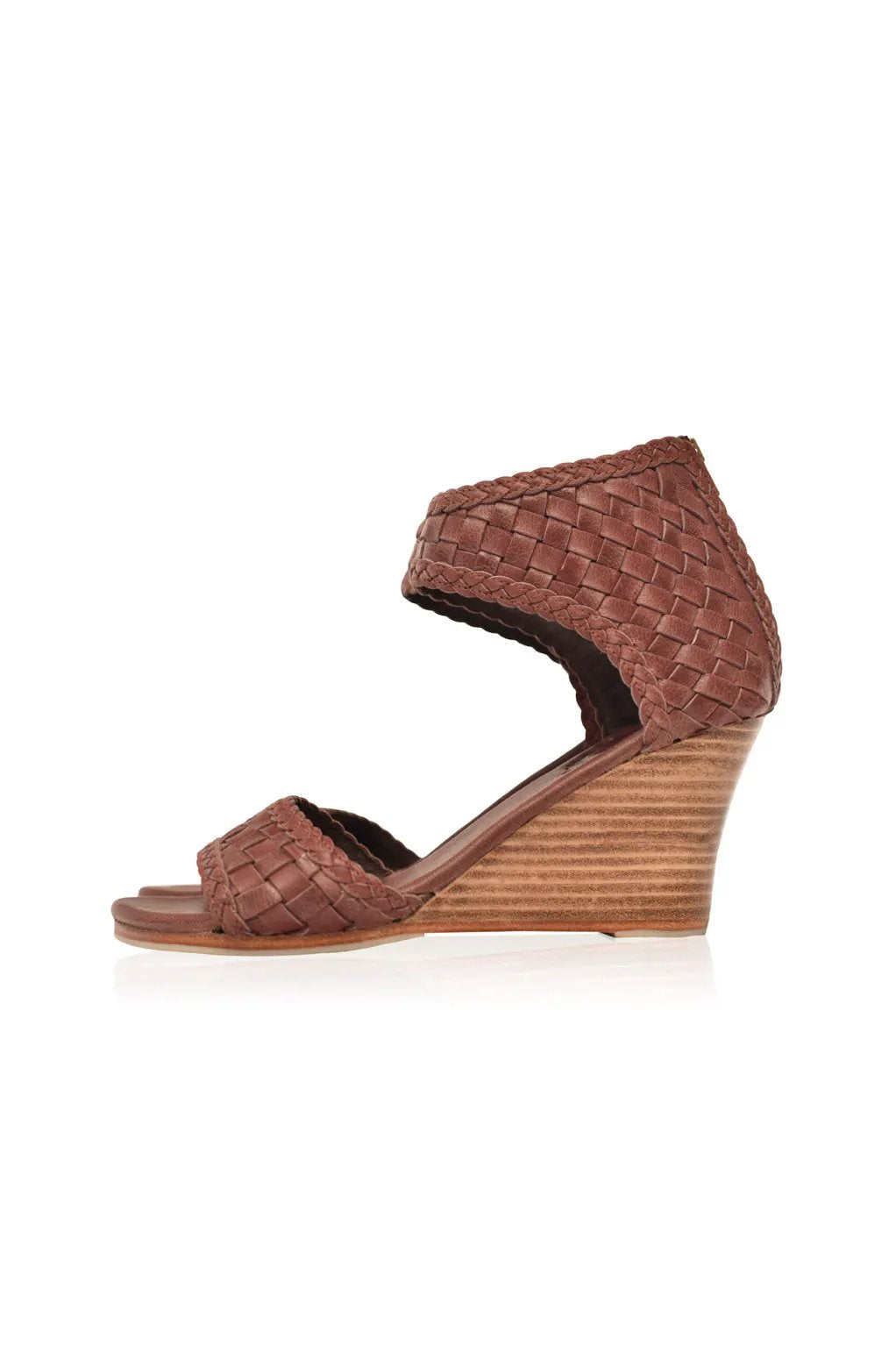 Athena Woven Wedge Sandals by ELF