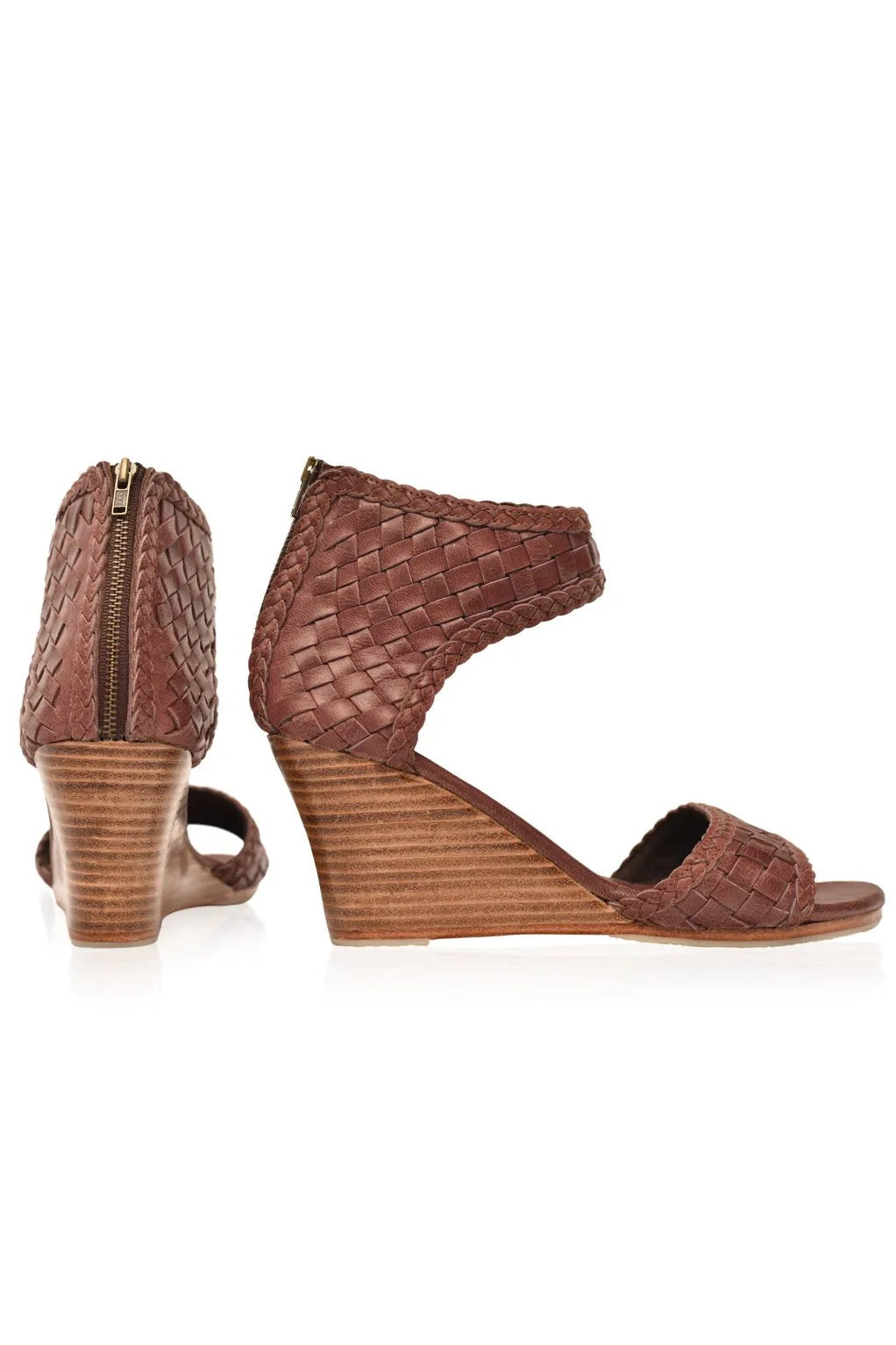 Athena Woven Wedge Sandals by ELF
