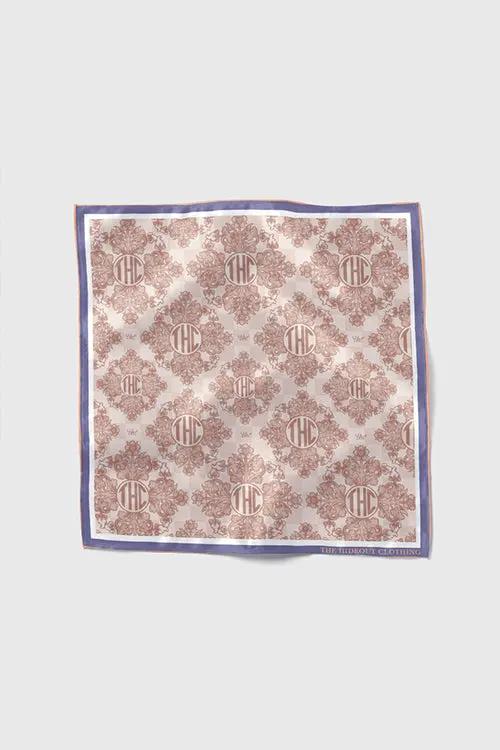Baroque Flower Silk Scarf by Hideout