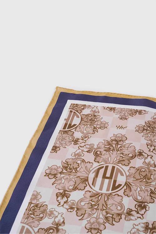 Baroque Flower Silk Scarf by Hideout