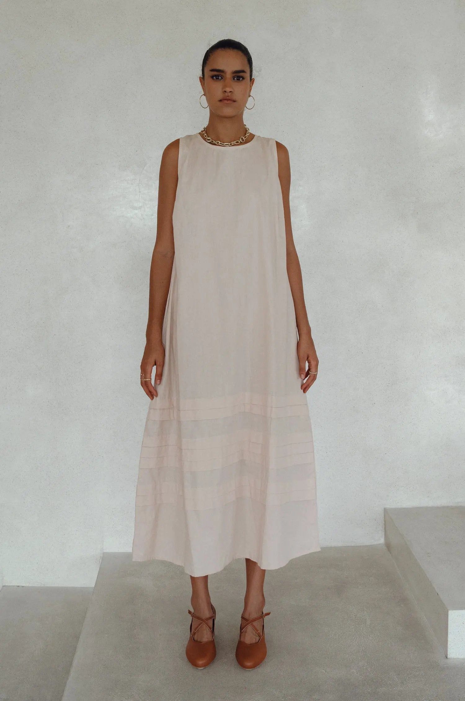 Beloved Cara Slip on Cotton Maxi Dress (Sale) by ELF