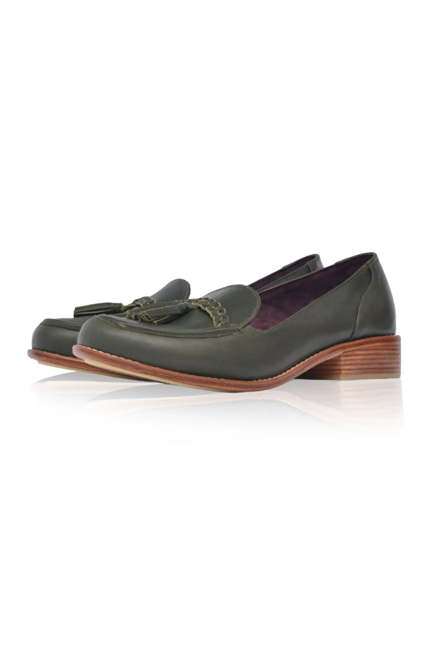 Brooklyn Leather Loafers with Tassel by ELF