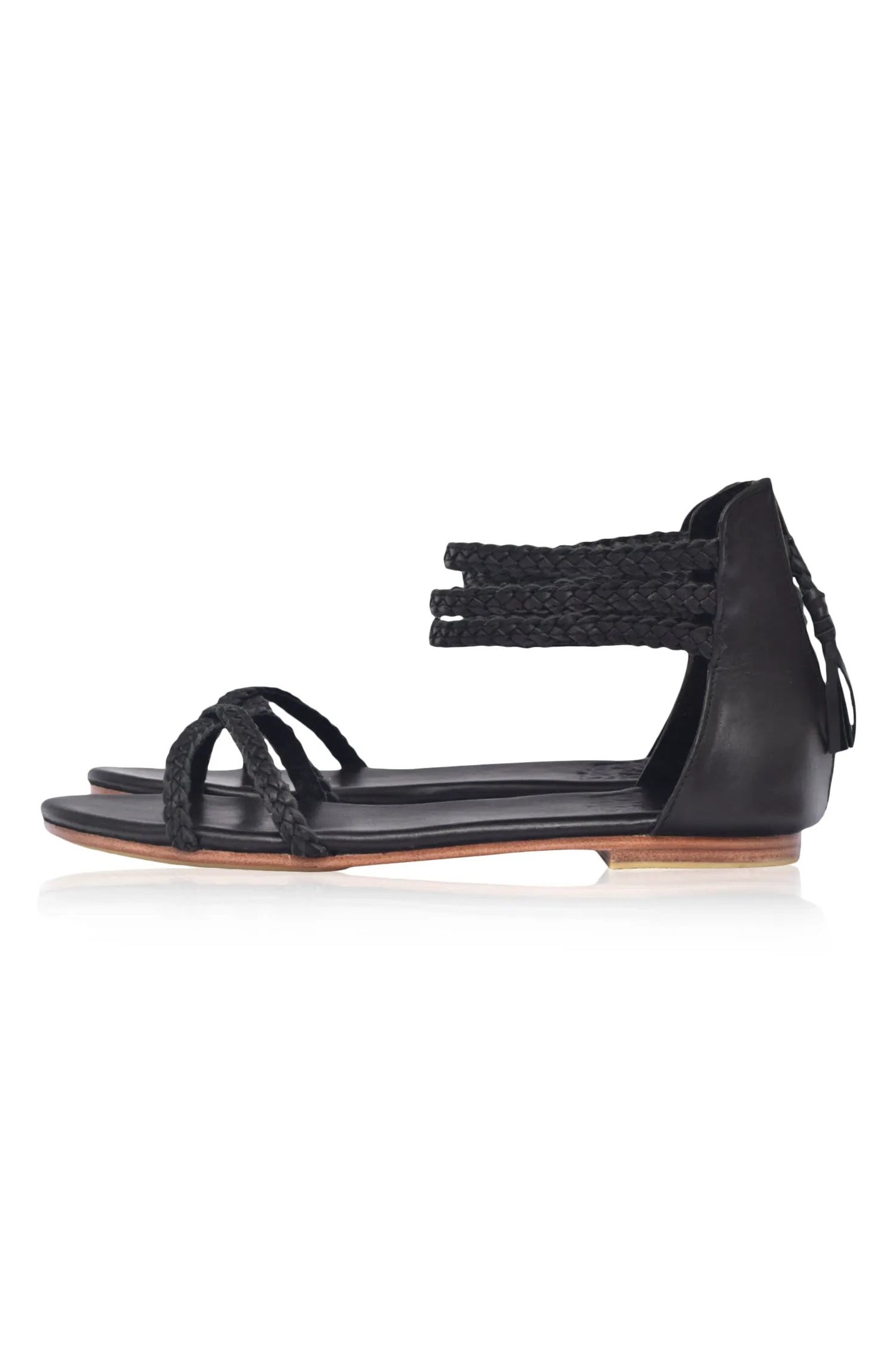 Calypso Thong Leather Sandals (Sz. 7 & 7.5) by ELF