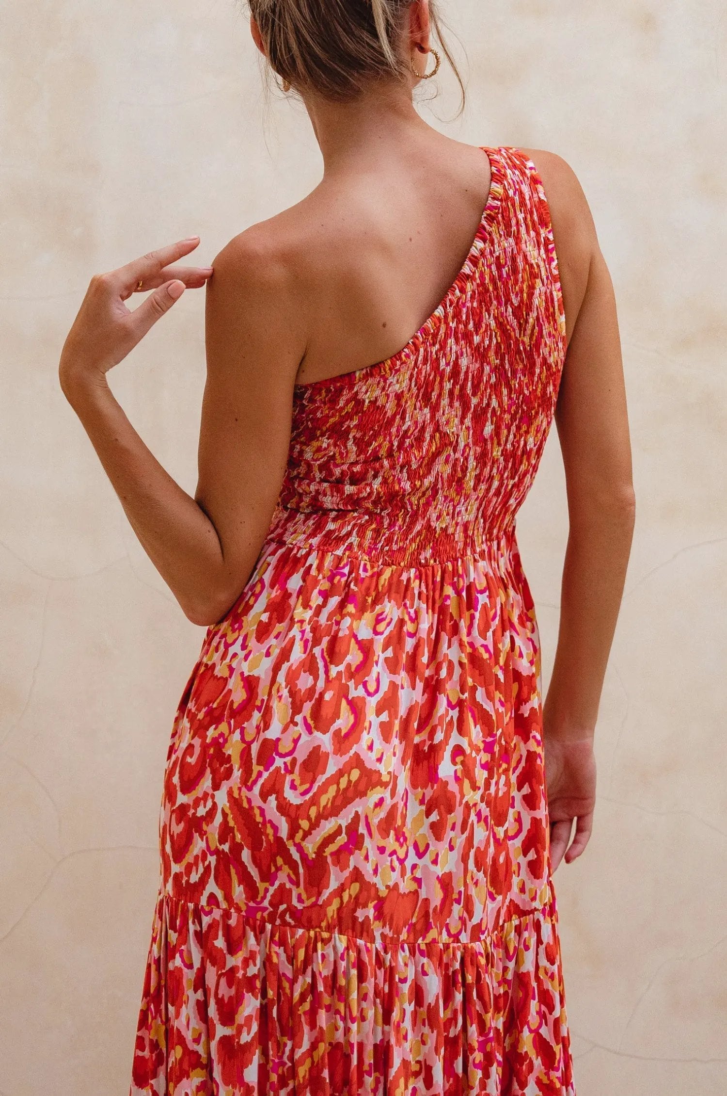 Cassandra One Shoulder Maxi Dress by ELF