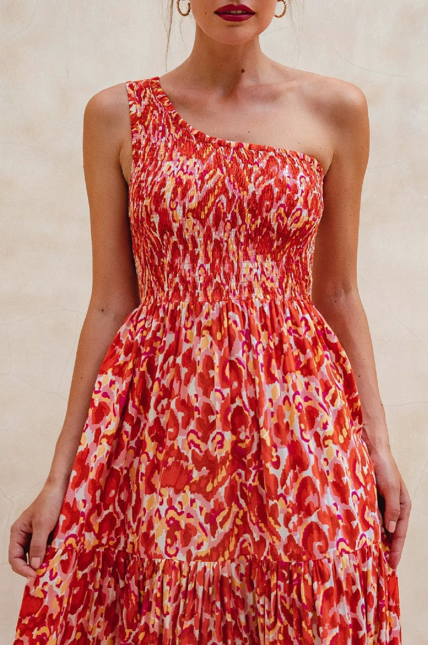 Cassandra One Shoulder Maxi Dress by ELF