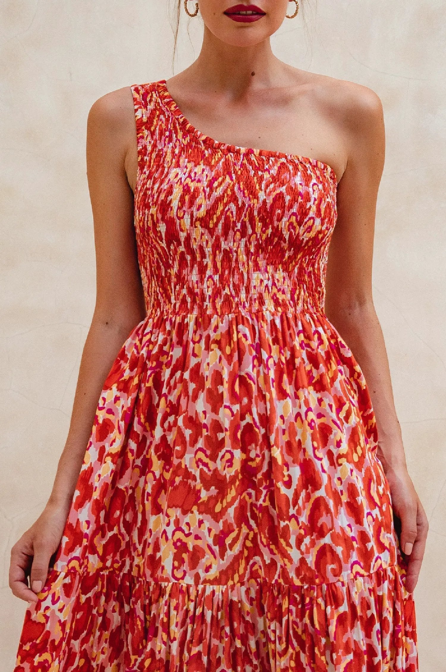 Cassandra One Shoulder Maxi Dress by ELF