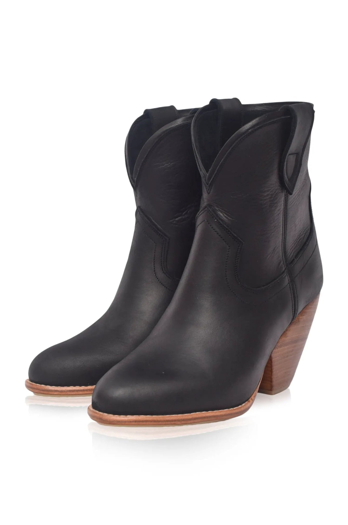 Charro Cowboy Leather Boots by ELF
