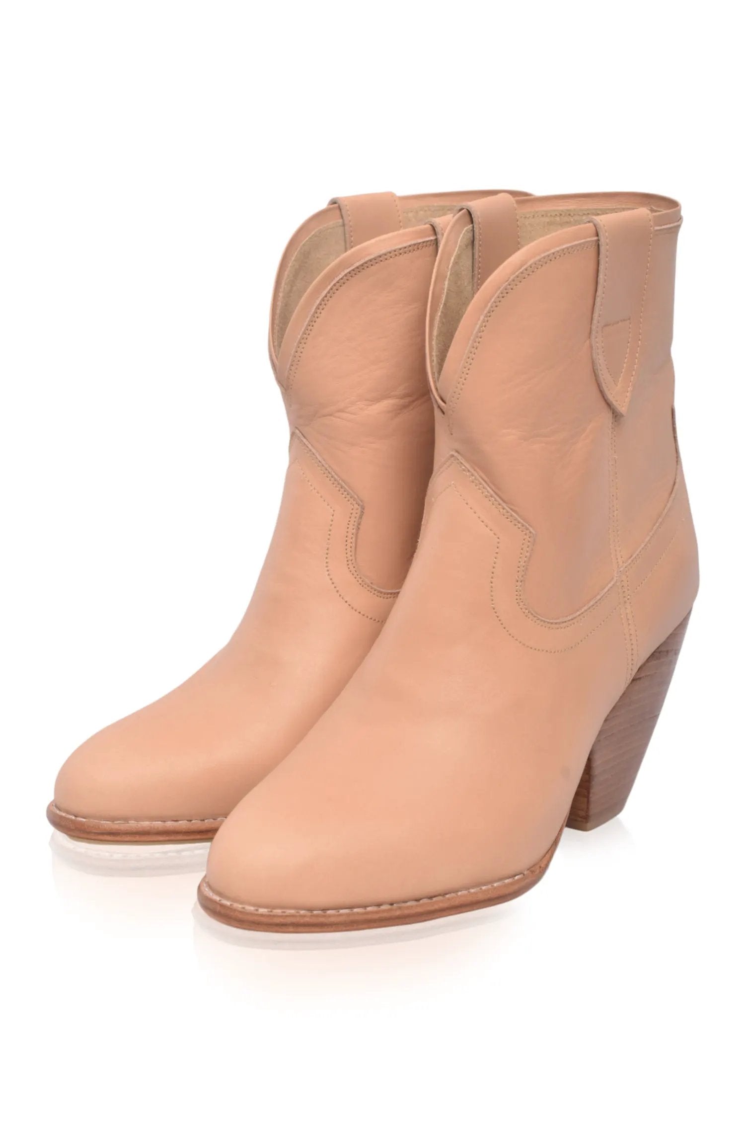 Charro Cowboy Leather Boots by ELF