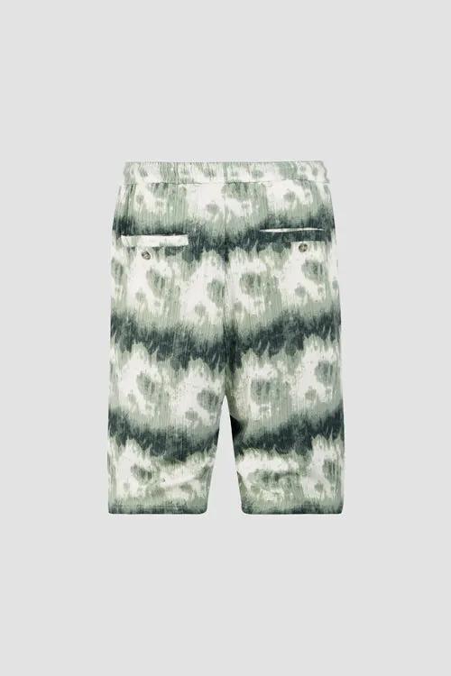 Cloud Pattern Knit Shorts by Hideout