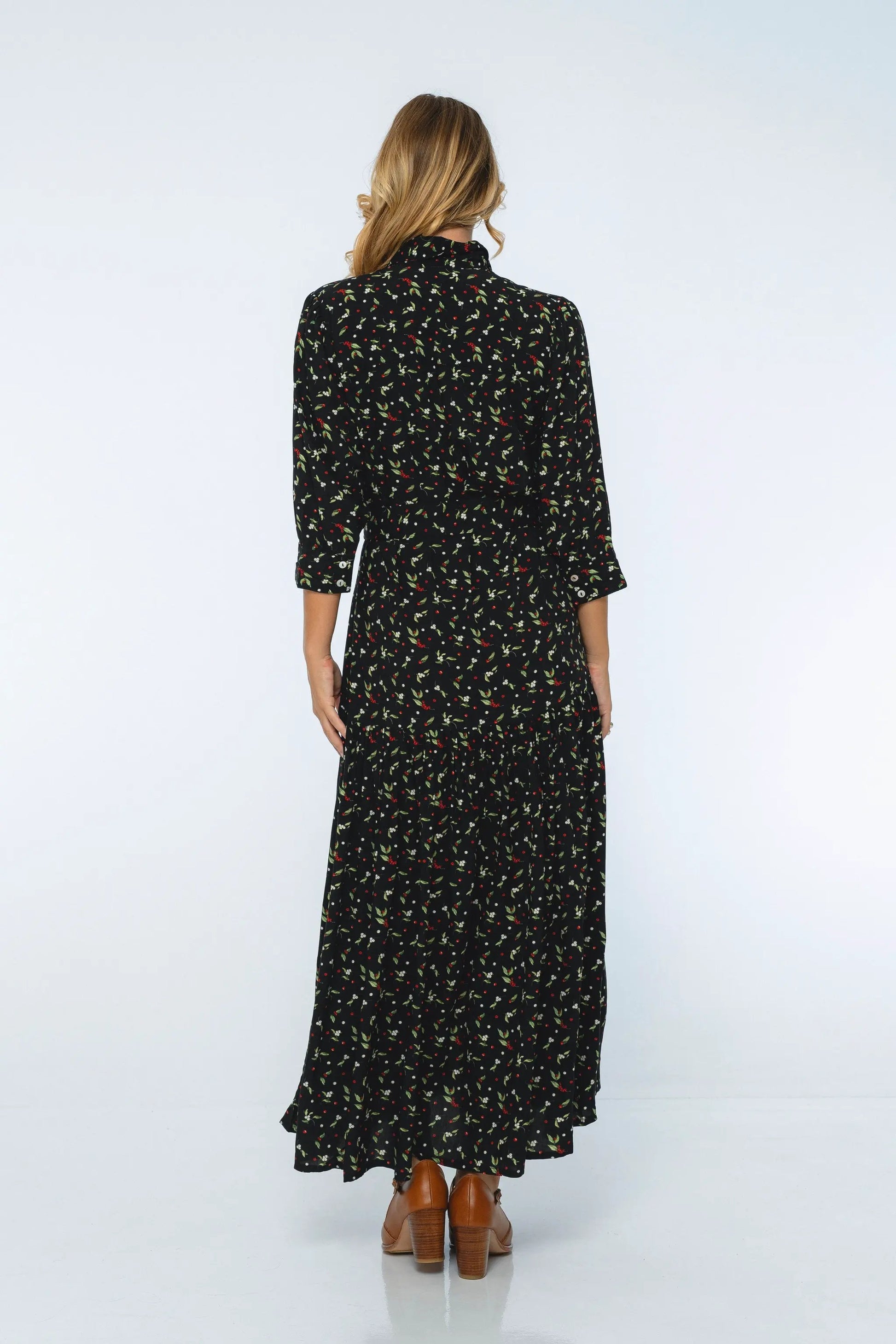 Colette Long Sleeve Shirt Dress by ELF