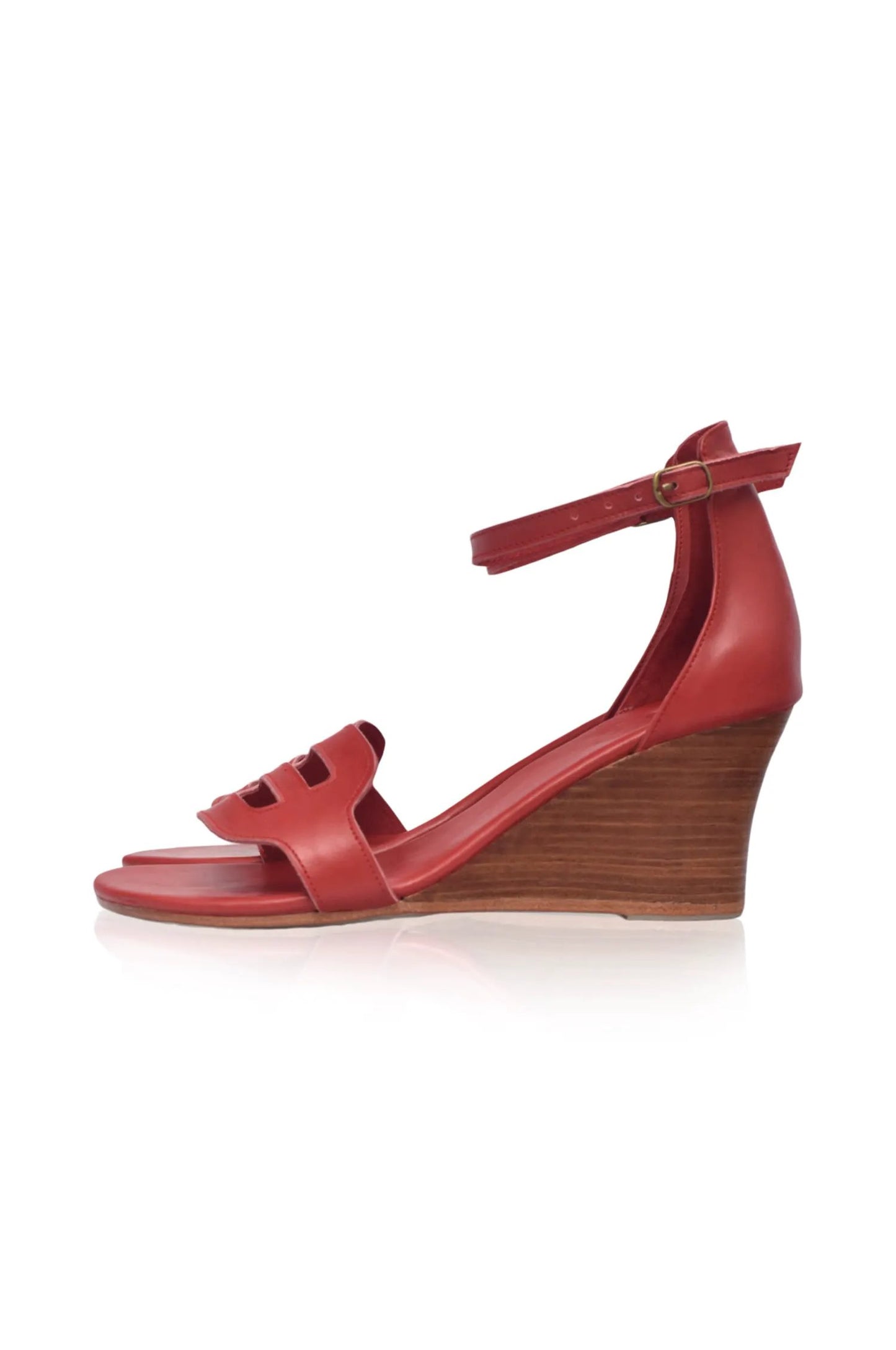 Como Wooden Wedge Sandals by ELF