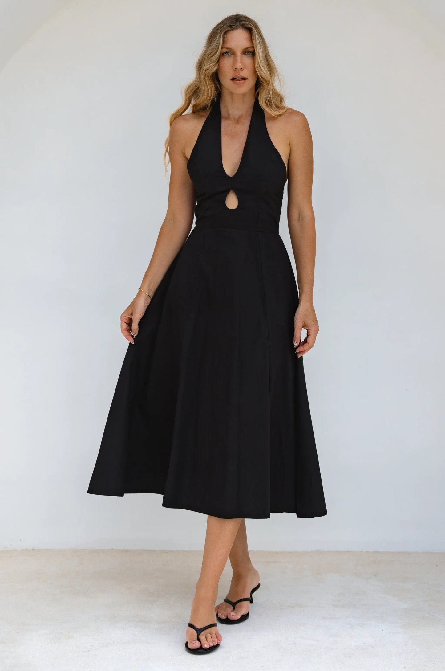 Costa Del Sol Halterneck Cotton Dress by ELF