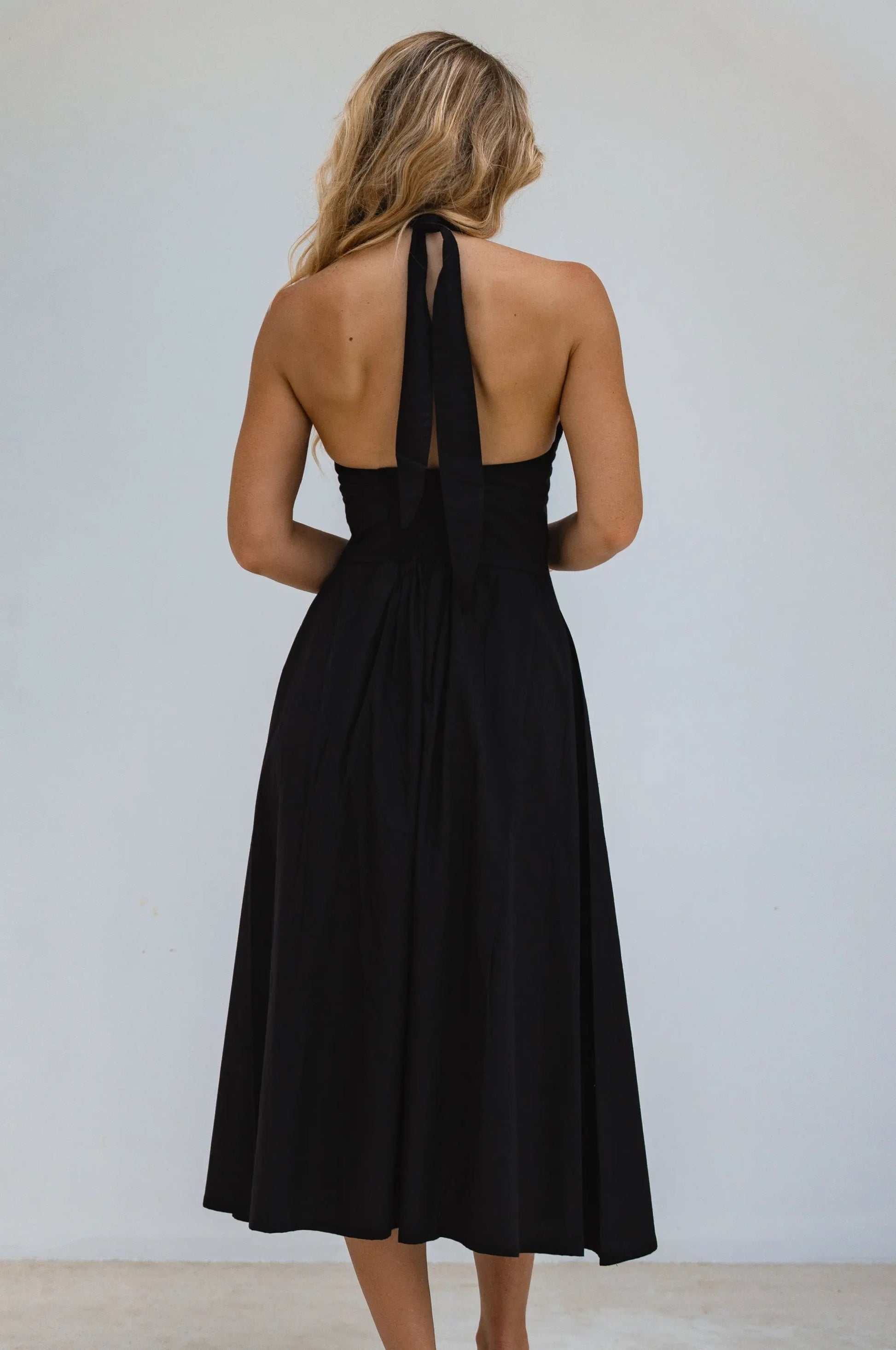 Costa Del Sol Halterneck Cotton Dress by ELF