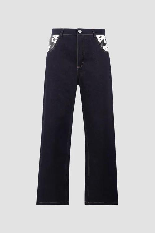 Cow Pocket Denim Jeans by Hideout