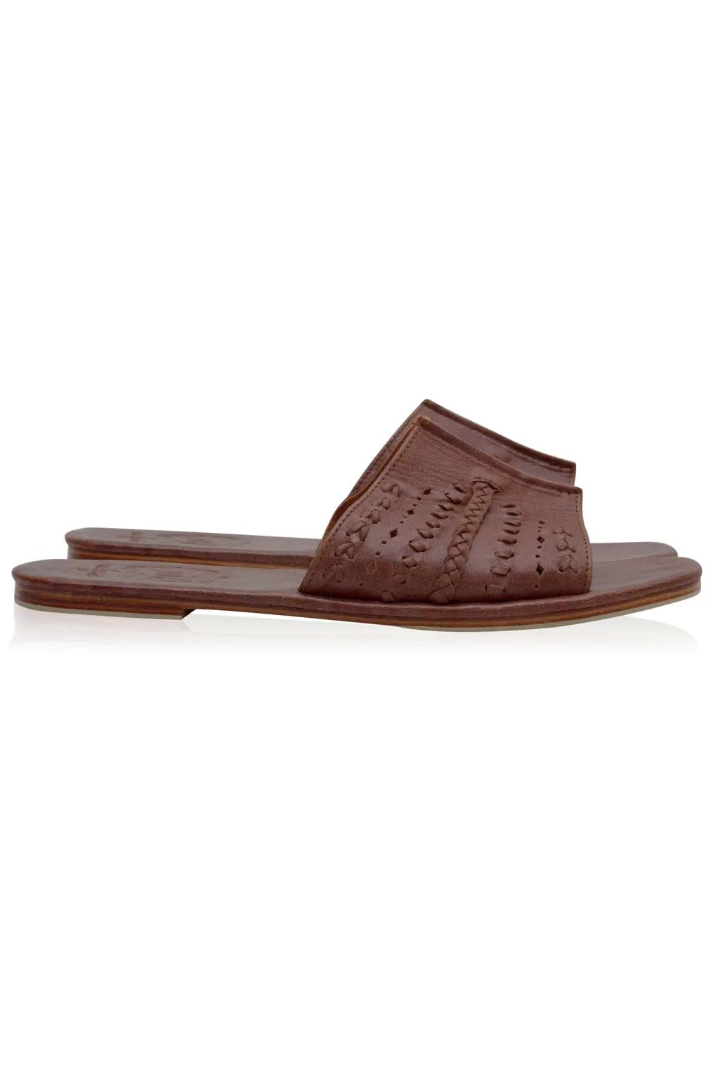 Dolce Vita Leather Slide Sandals by ELF