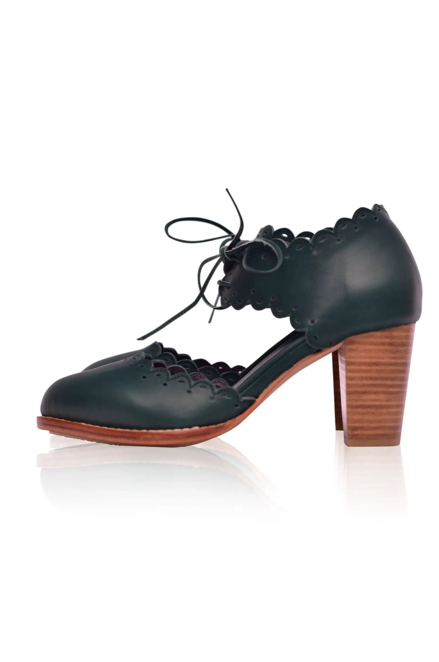 Dance Queen Leather Heels (Sz. 6 & 12) by ELF